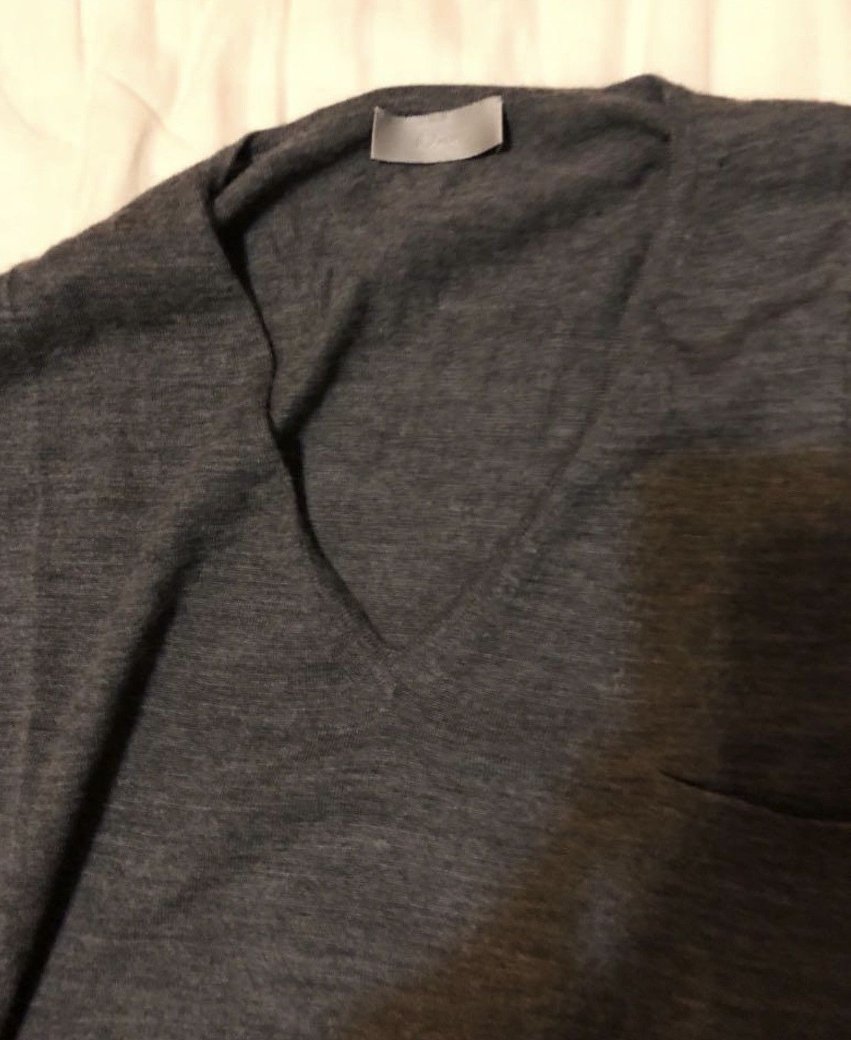Dior × Kris Van Assche Dior Homme 2008FW grey knitwear Size US S / EU 44-46 / 1 - 2 Thumbnail