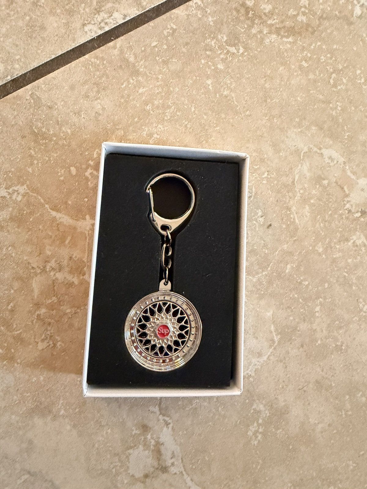Supreme bbs rim keychain