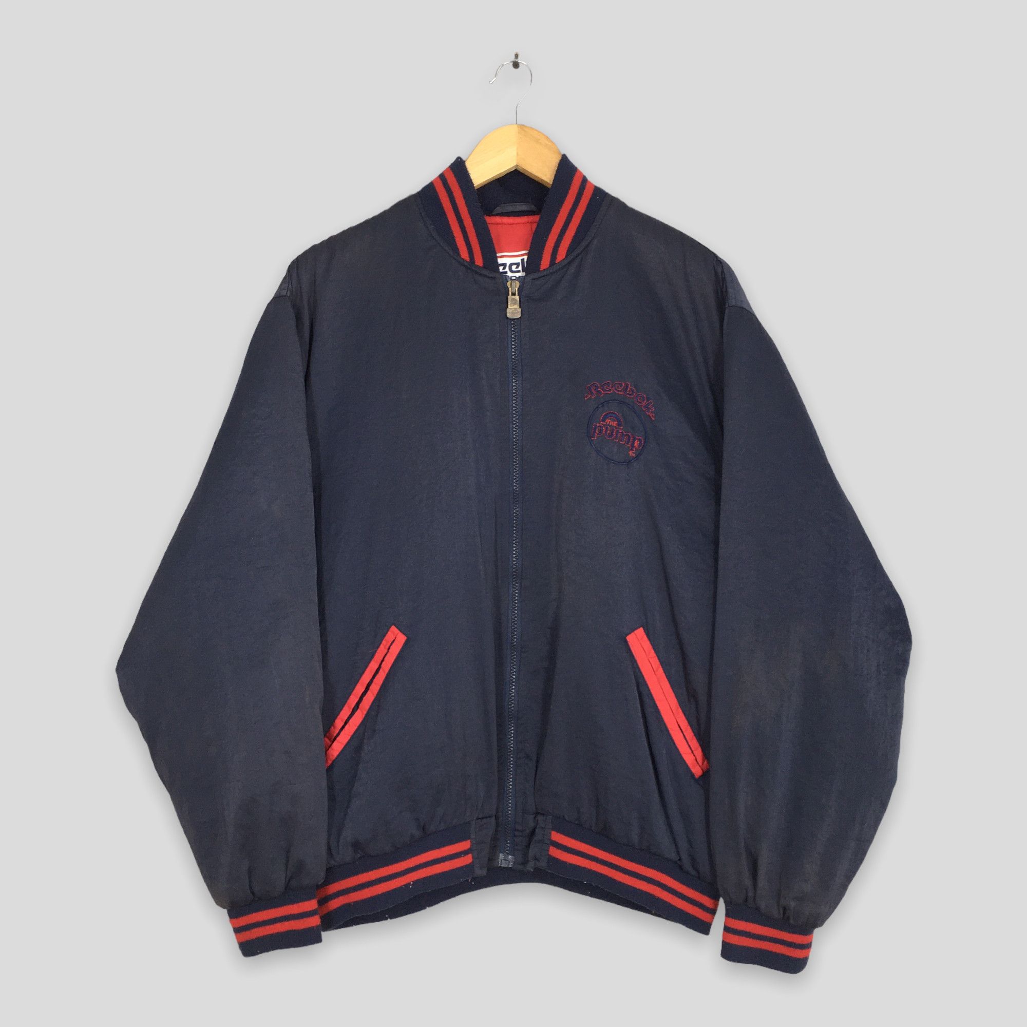 NBA Vintage 90s Reebok Sports The Pump Jacket Medium Size US M / EU 48-50 / 2 - 3 Thumbnail