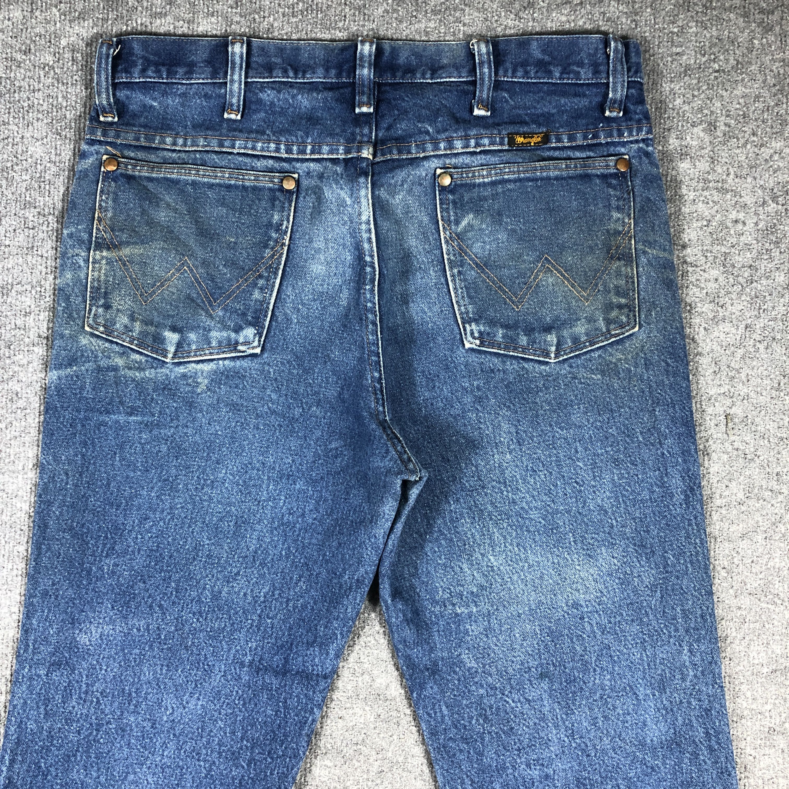 Vintage × Wrangler Vintage Wrangler Light Blue Wash Jeans L718 Size US 33 - 5 Thumbnail