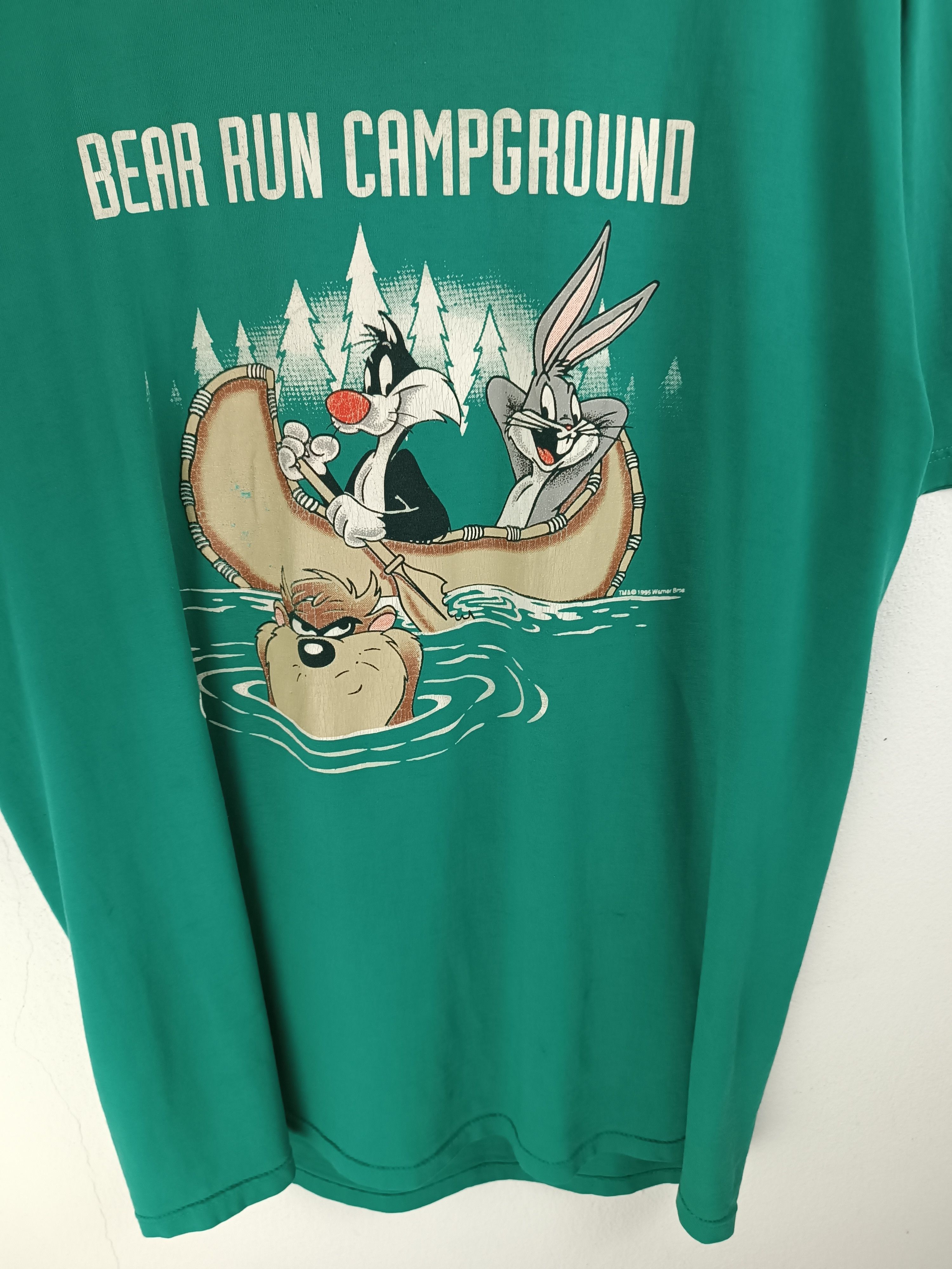 Vintage VINTAGE 1992 BEAR RUN CAMPGROUND LOONEY TUNES TAZ TWEETY Size US L / EU 52-54 / 3 - 6 Thumbnail