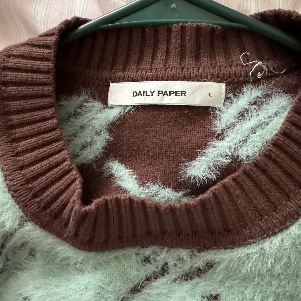 Daily Paper daily paper “holle” brushed yarn sweater Size US L / EU 52-54 / 3 - 5 Thumbnail