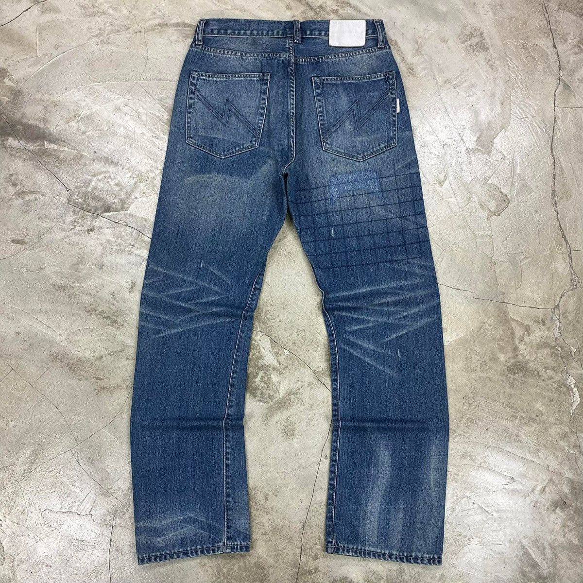 Neighborhood SS2013 Savage Patchwork Selvedge Denim Pants Size US 32 / EU 48 - 10 Thumbnail
