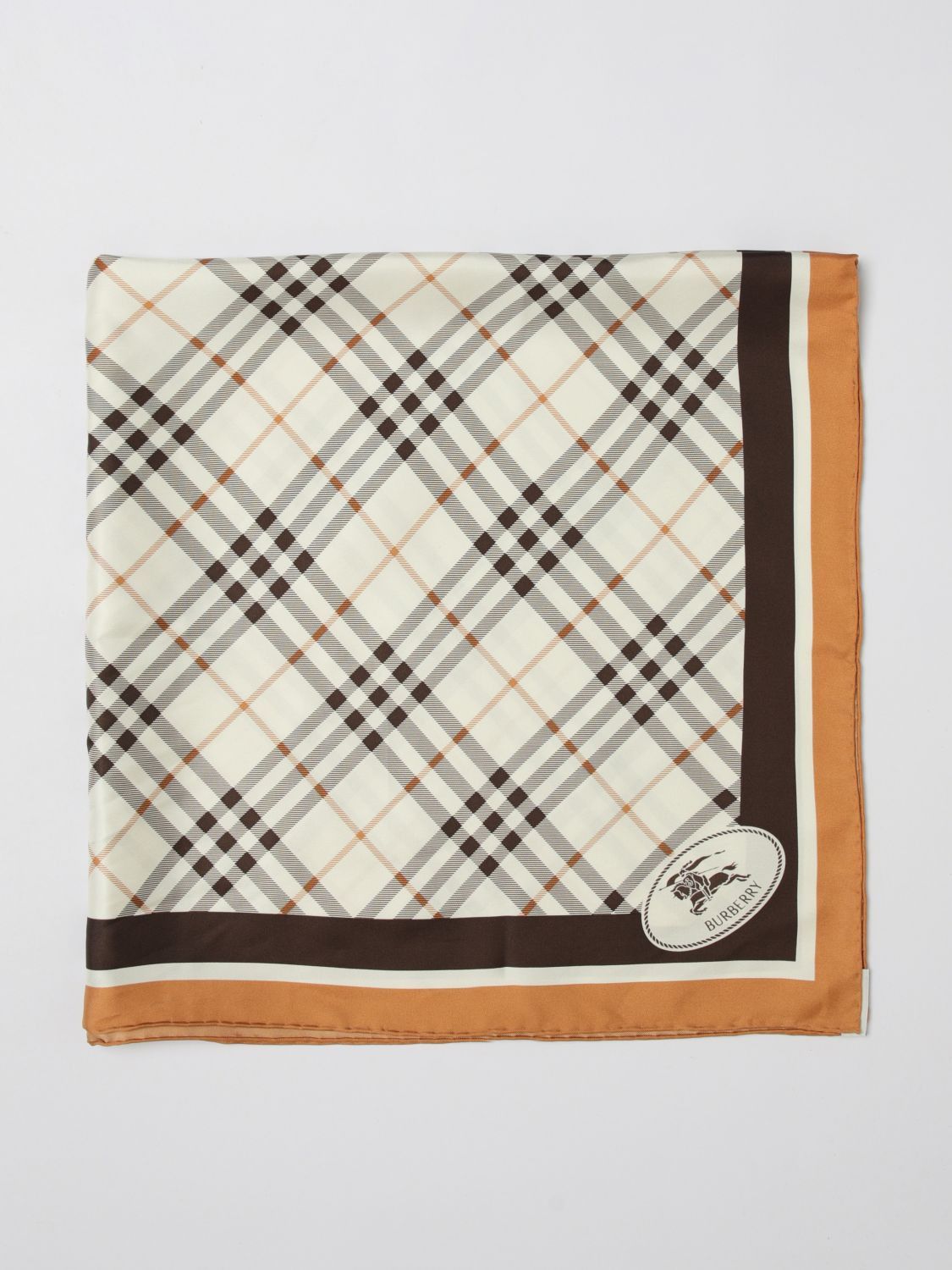 Burberry Burberry Neck Scarf Woman White Size ONE SIZE - 1 Thumbnail