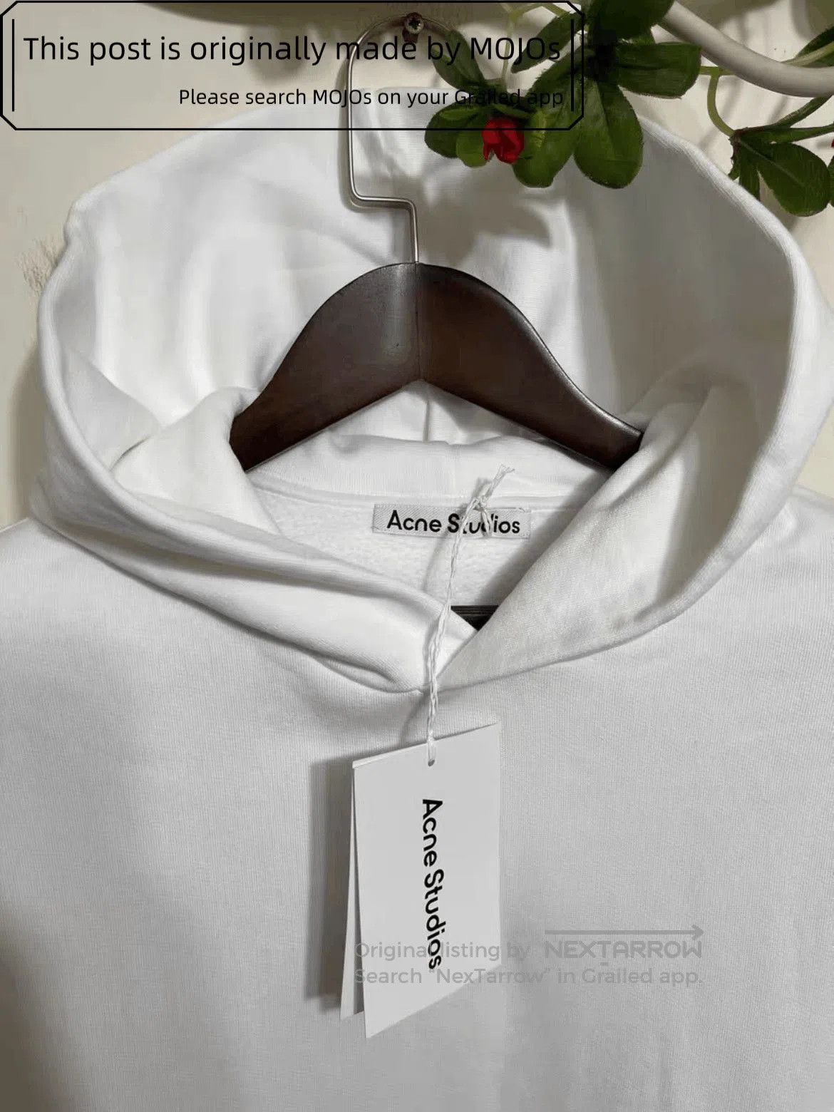 Acne Studios Acne Studios Colors Logo Print White Hoodie mojos1944. Size US XS / EU 42 / 0 - 3 Thumbnail
