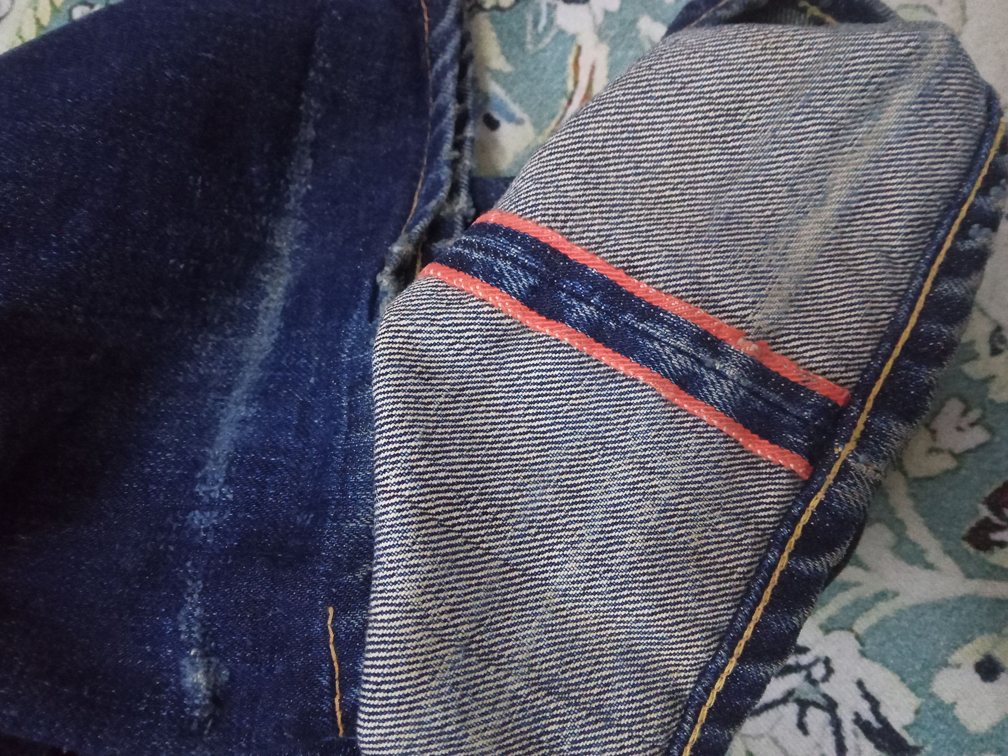 Kapital Kapital Redline Selvedge With Buckle Back Rare Jeans Size US 32 / EU 48 - 19 Thumbnail