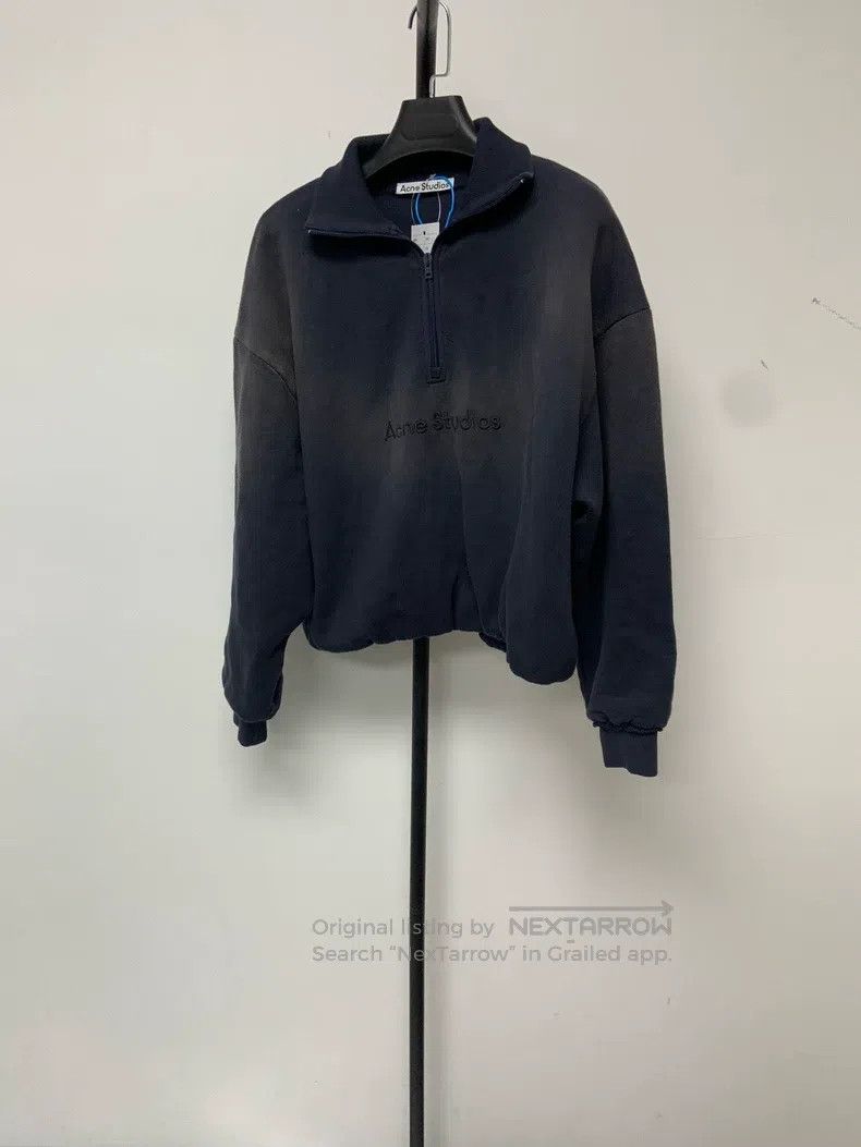 Acne Studios Acne Studios Soft fleece leisure sweatshirt with logo embr Size XS / US 0-2 / IT 36-38 - 1 Thumbnail