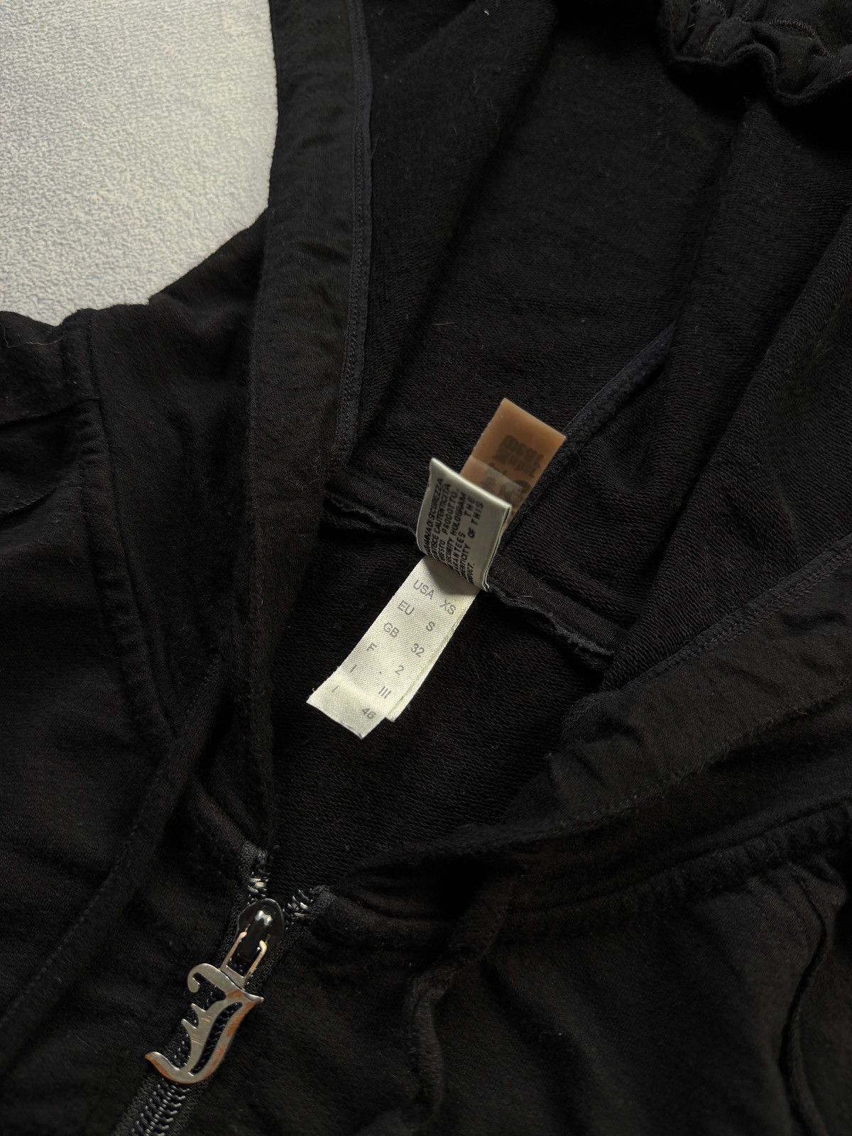 John Galliano John Galliano Zip Archive Avant Garde Hoodie Mens Black Size US XS / EU 42 / 0 - 8 Thumbnail