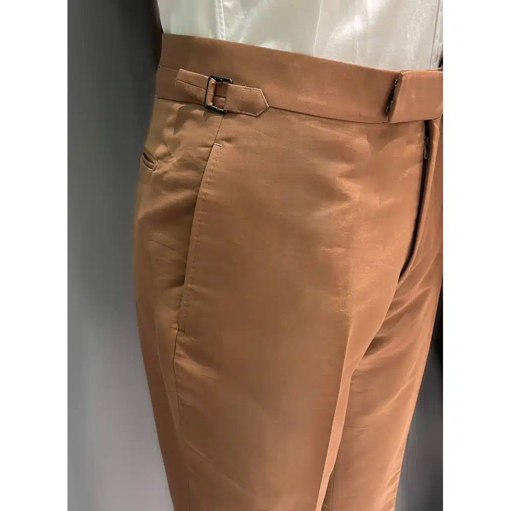 Tom Ford o1loc1c0625 2LSP01 Cotton Silk Shelton Suit in Brown Size US L / EU 52-54 / 3 - 3 Thumbnail