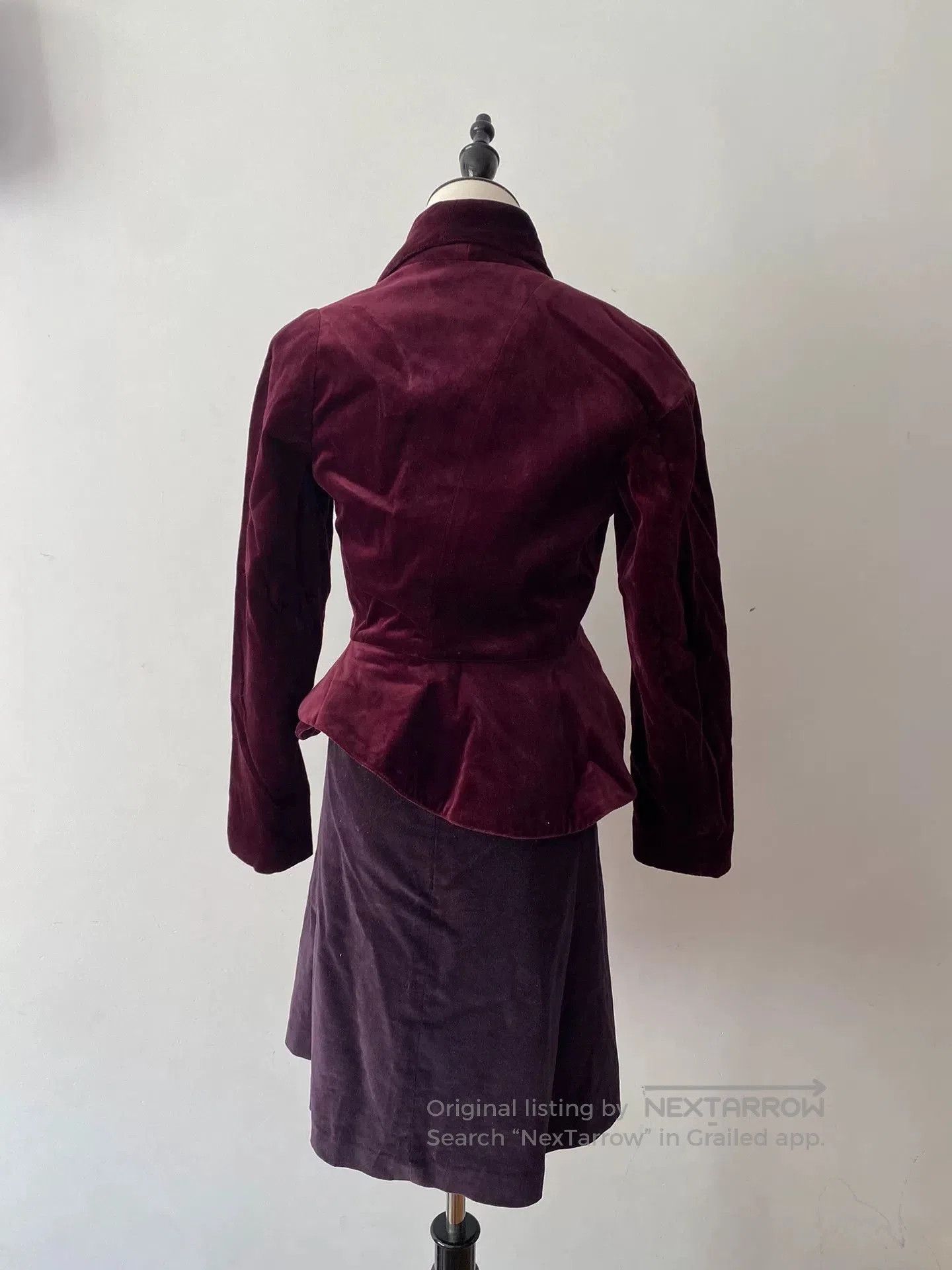 Vivienne Westwood vivienne westwood burgundy velvet blazer outfit. Size M / US 6-8 / IT 42-44 - 2 Thumbnail