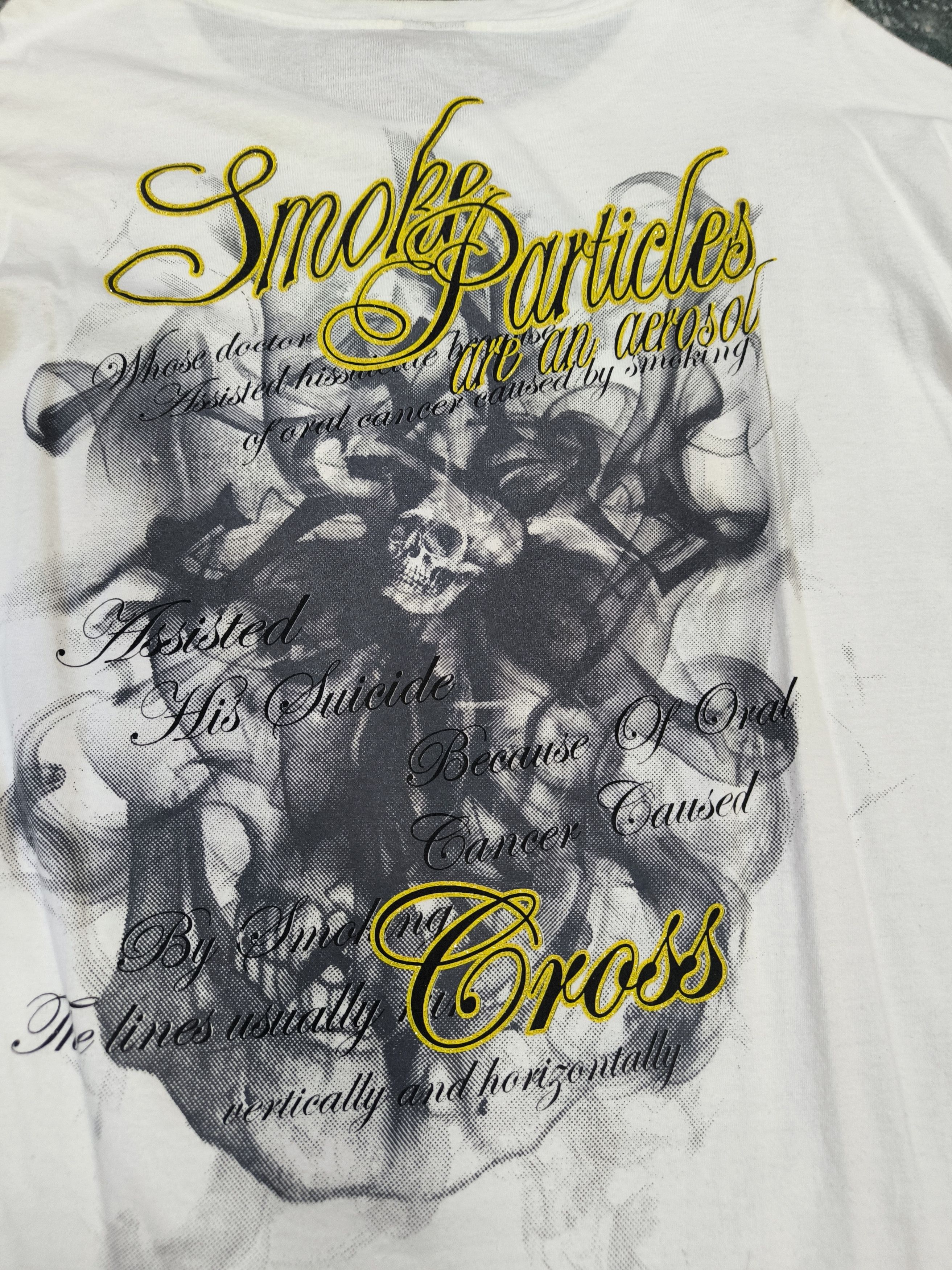 If Six Was Nine 2000's Smoke Particles Cross by Leky Poem Longsleeve Size US XL / EU 56 / 4 - 2 Thumbnail