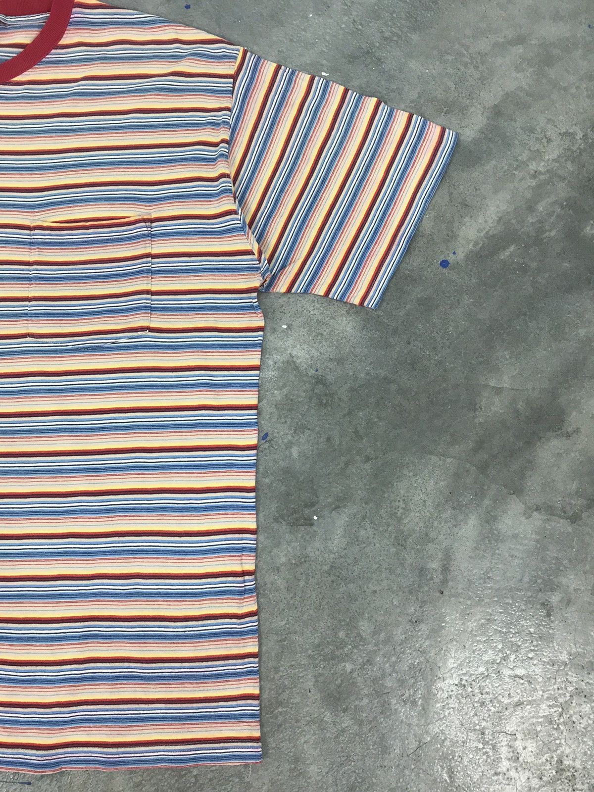 Big John Vintage Big John Stripes Pocket Tee Size US L / EU 52-54 / 3 - 3 Thumbnail