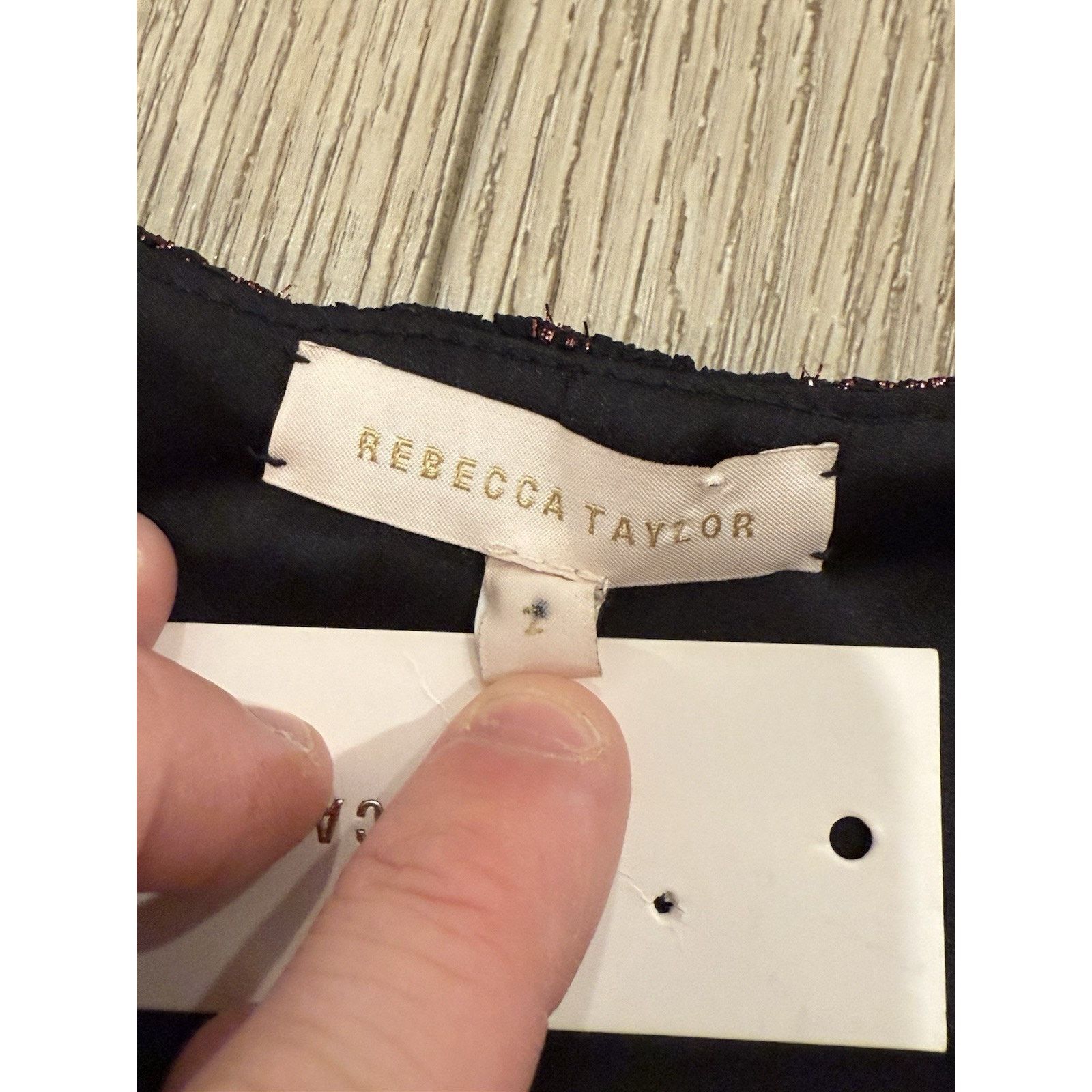 Rebecca Taylor Rebecca Taylor Lurex Jacquard Ruffle Wrap Dress $595 NWT Size XS / US 0-2 / IT 36-38 - 4 Thumbnail