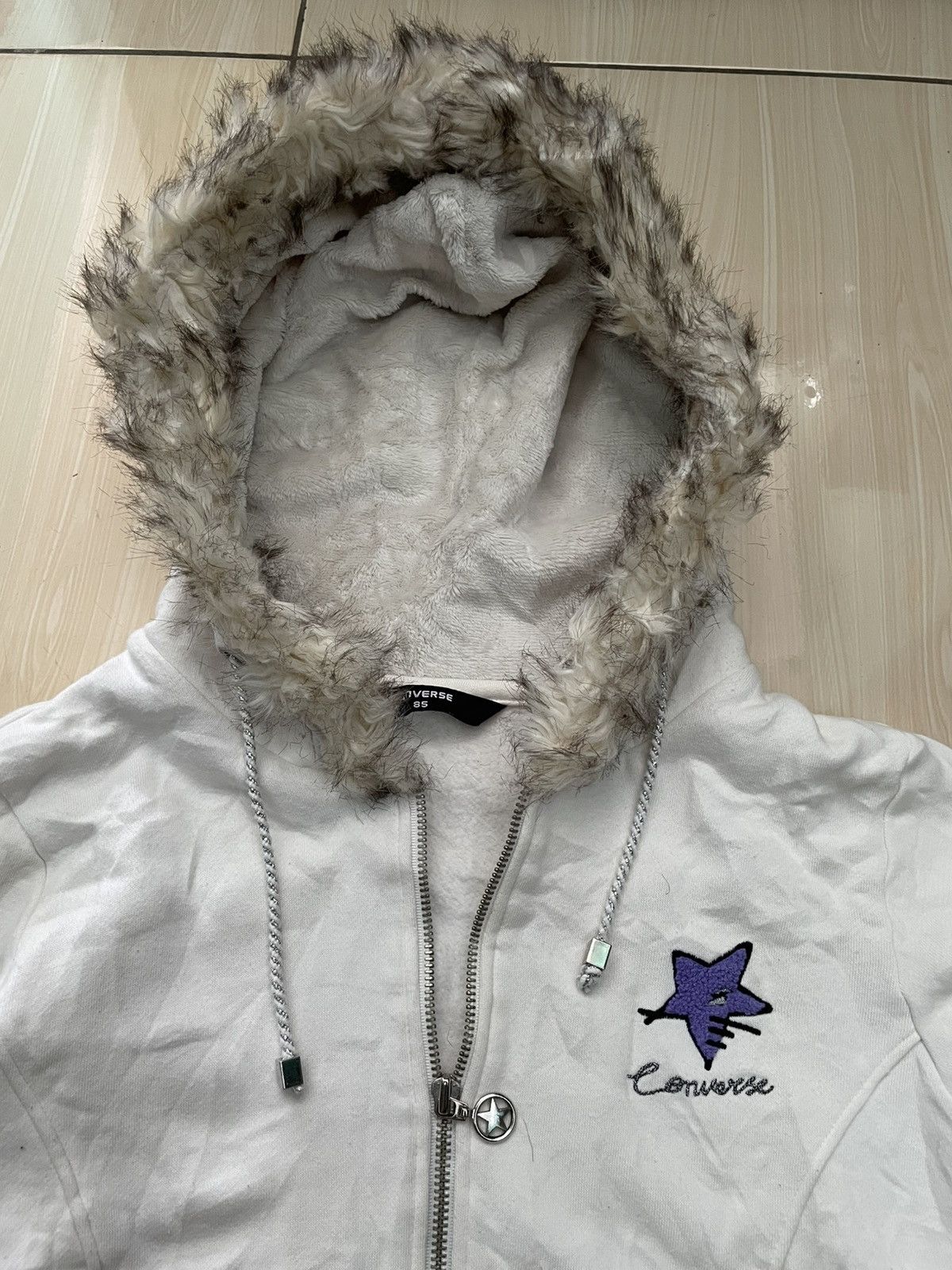 Converse (Send offer) CONVERSE FUR HOODIE JACKET Size US M / EU 48-50 / 2 - 11 Thumbnail