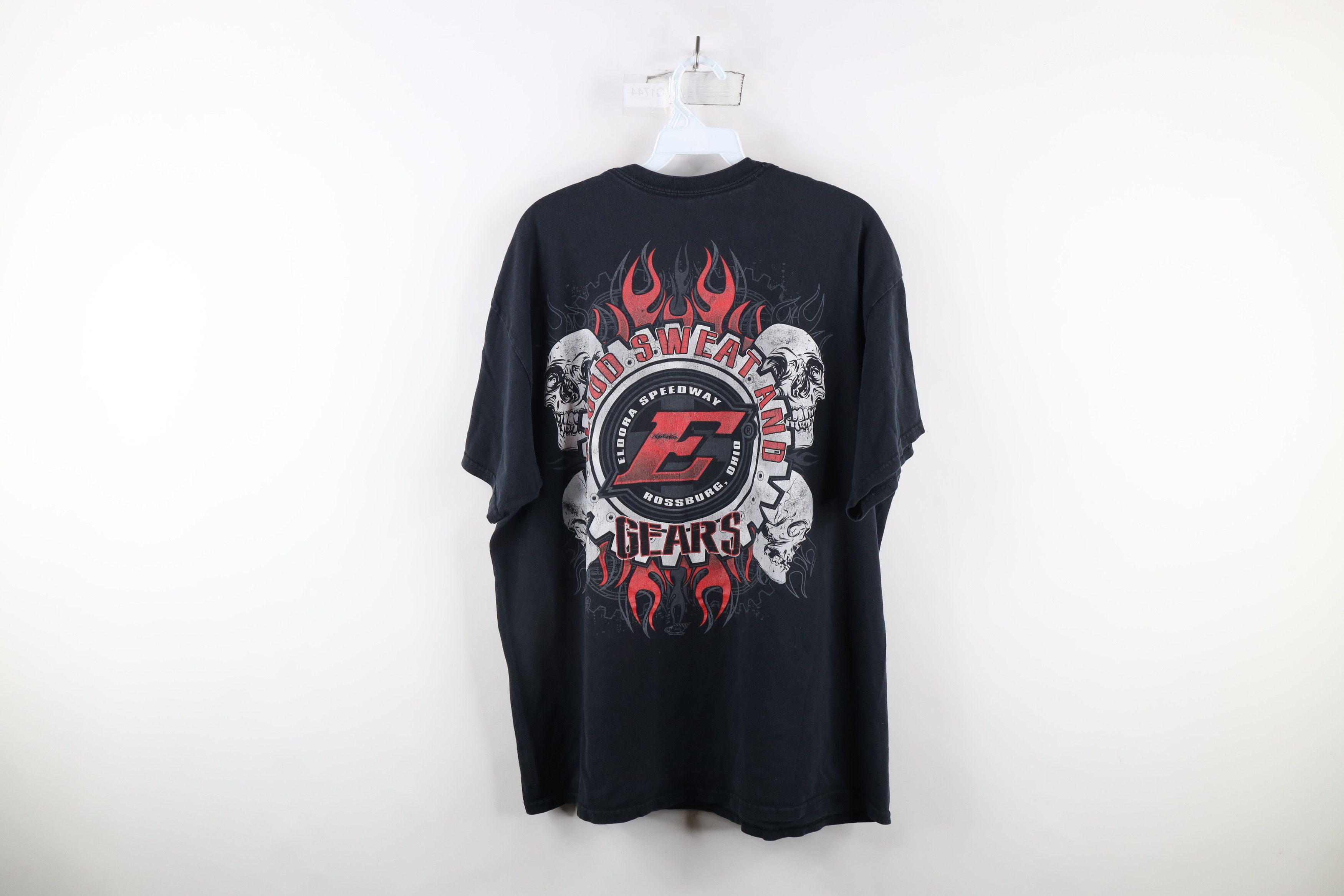 Vintage Vintage Streetwear Speedway Flames Racing T-Shirt Black Size US XL / EU 56 / 4 - 8 Thumbnail