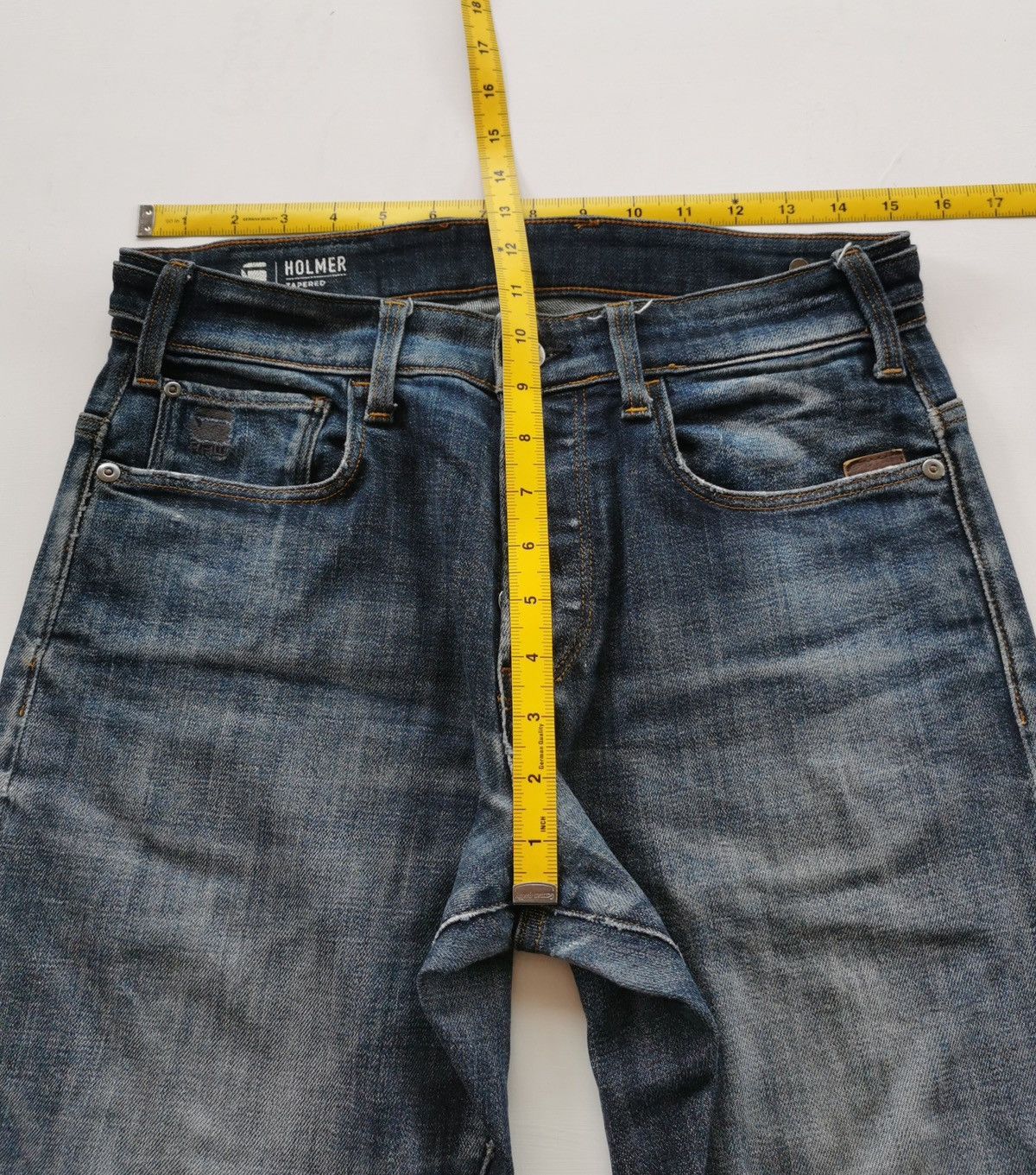 G-Star G Star Raw Holmer Tapered Jeans Size US 30 / EU 46 - 10 Thumbnail