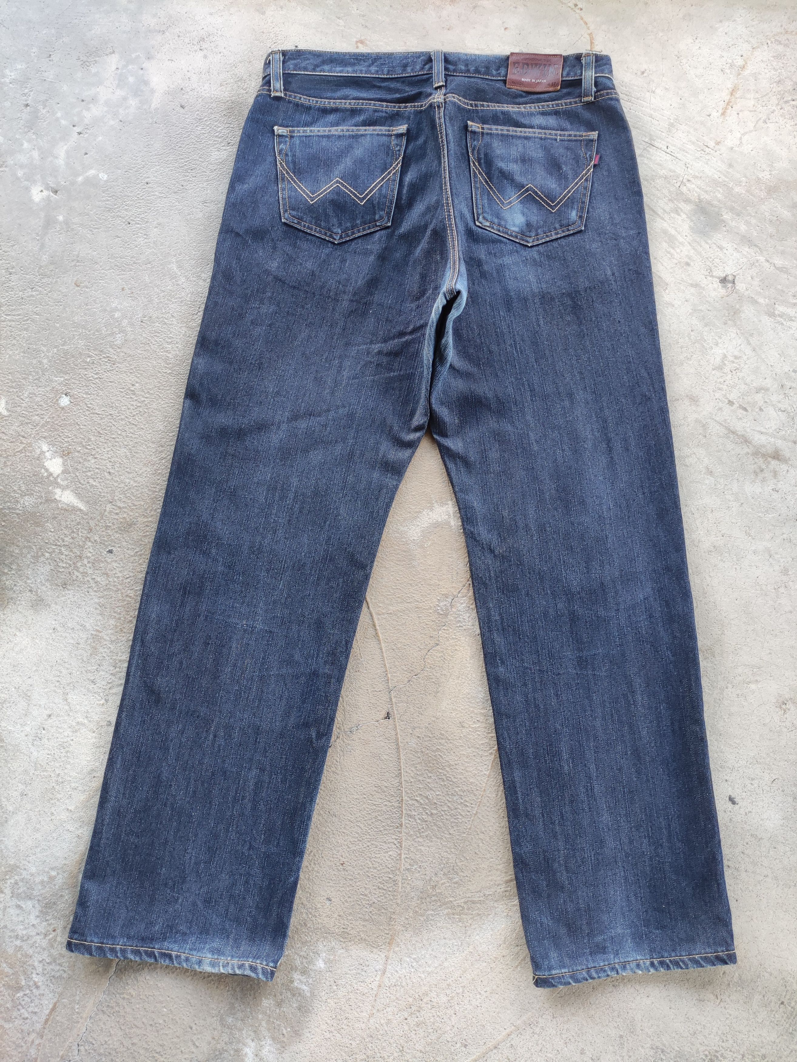 Edwin Vintage Edwin Japan Jean Distressed Faded Denim Pants Size US 39 - 9 Thumbnail