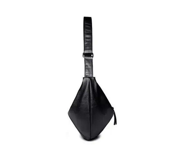 Japanese Brand Utility grunge oversized Pu Leather Crossbody Bags Size ONE SIZE - 4 Thumbnail