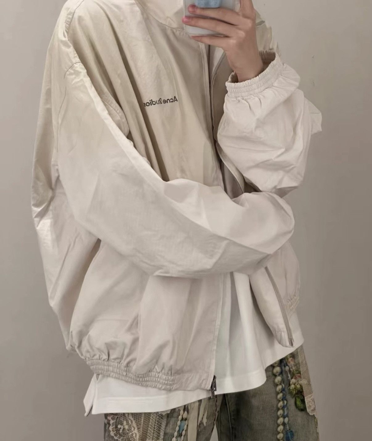 Acne Studios Acne Studios 25FW 1996 washed vintage windbreaker jacket Size US XS / EU 42 / 0 - 7 Thumbnail