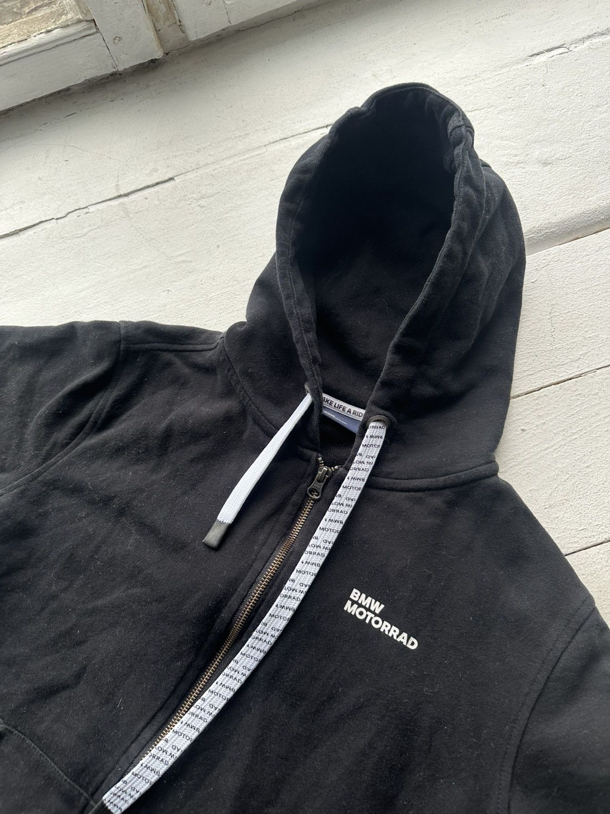 Vintage 🚨RARE BMW MOTORRAD BIG LOGO ZIP HOODIE RACING Size US S / EU 44-46 / 1 - 4 Thumbnail