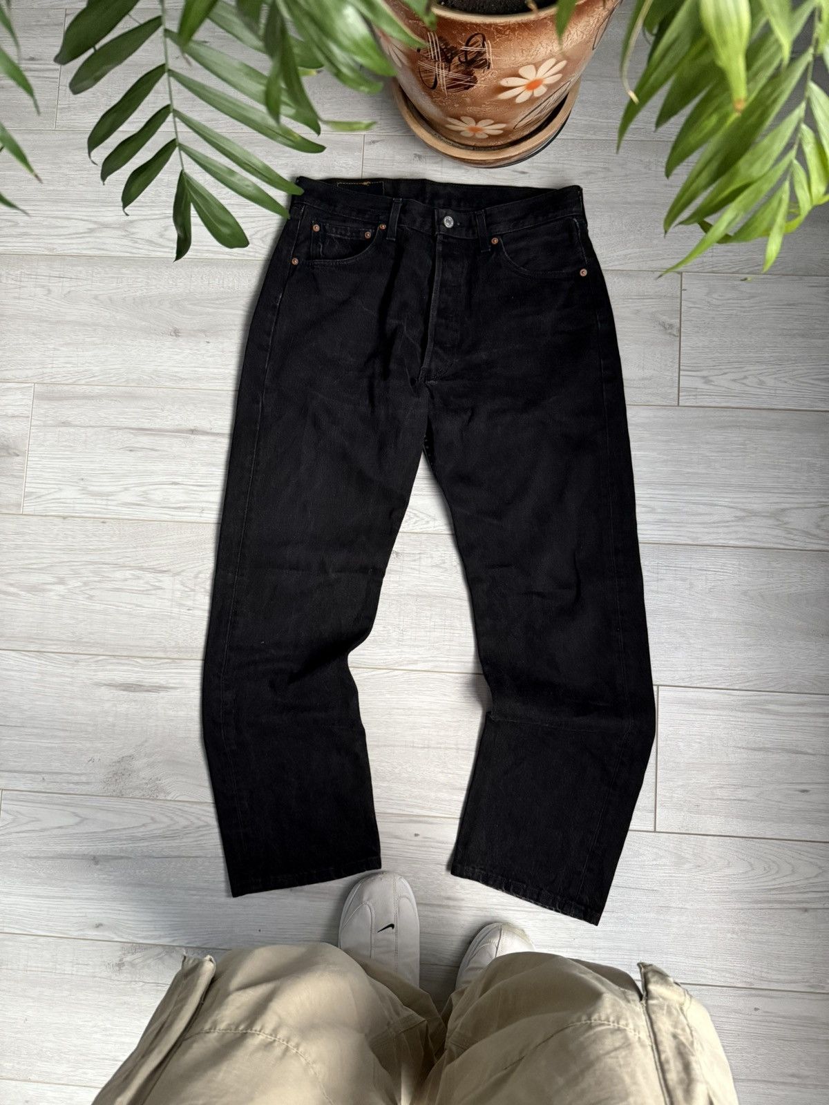 Levi's × Levi's Vintage Clothing × Vintage Vintage Levi’s black denim Pants baggy jeans Size US 34 / EU 50 - 1 Thumbnail