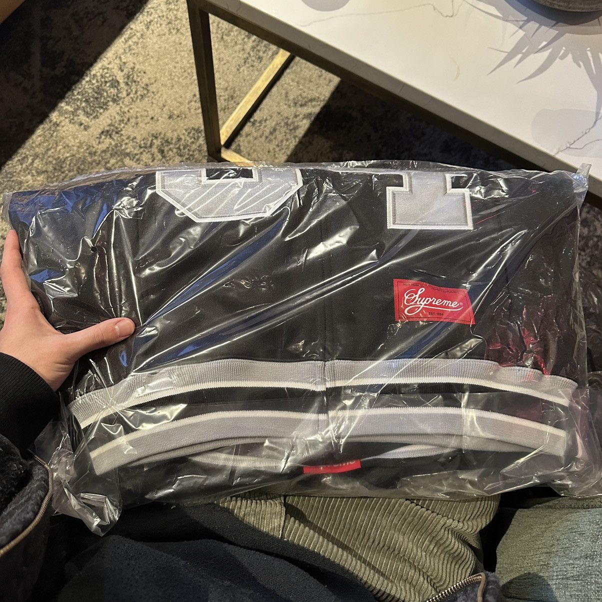 Other New Supreme SS24 Black Football ZipUp Hooded Sweatshirt Size US S / EU 44-46 / 1 - 4 Thumbnail
