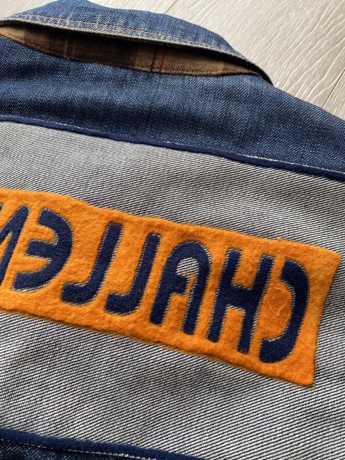 Dolce & Gabbana AW2003 Dolce & Gabbana Logo Denim Jacket Size US XXL / EU 58 / 5 - 9 Thumbnail