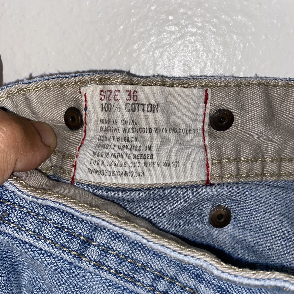 Ecko Unltd. Ecko Unltd. Men's Blue Denim Jean Jorts Baggy Faded Size US 36 / EU 52 - 6 Thumbnail