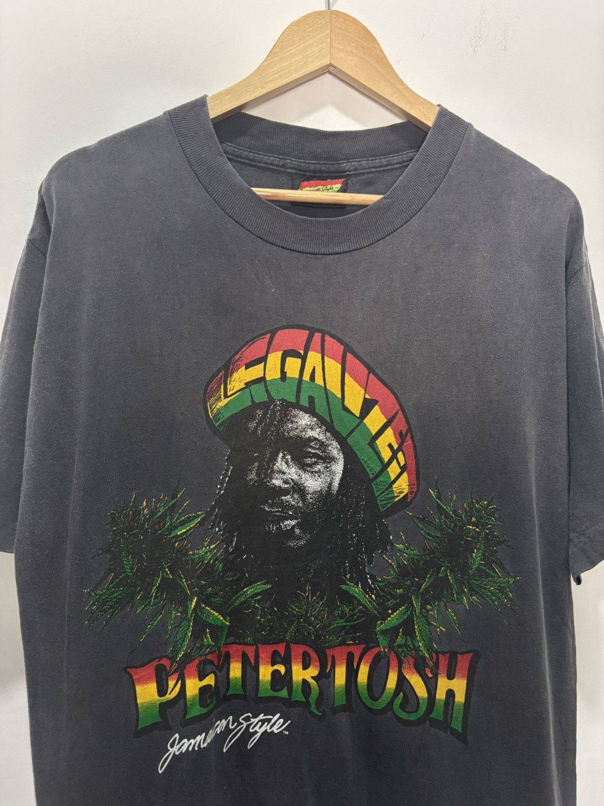 Band Tees Vintage Peter Tosh Legalize It Tshirt Size US L / EU 52-54 / 3 - 2 Thumbnail