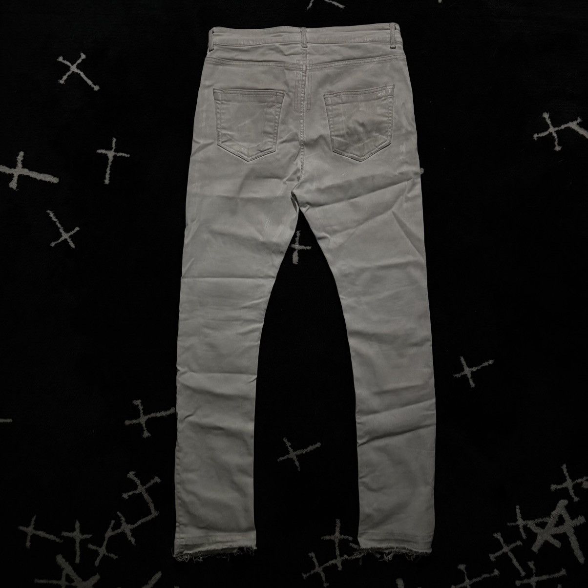 Rick Owens SS20 - Detroit Cut Denim Pants Size US 30 / EU 46 - 2 Thumbnail