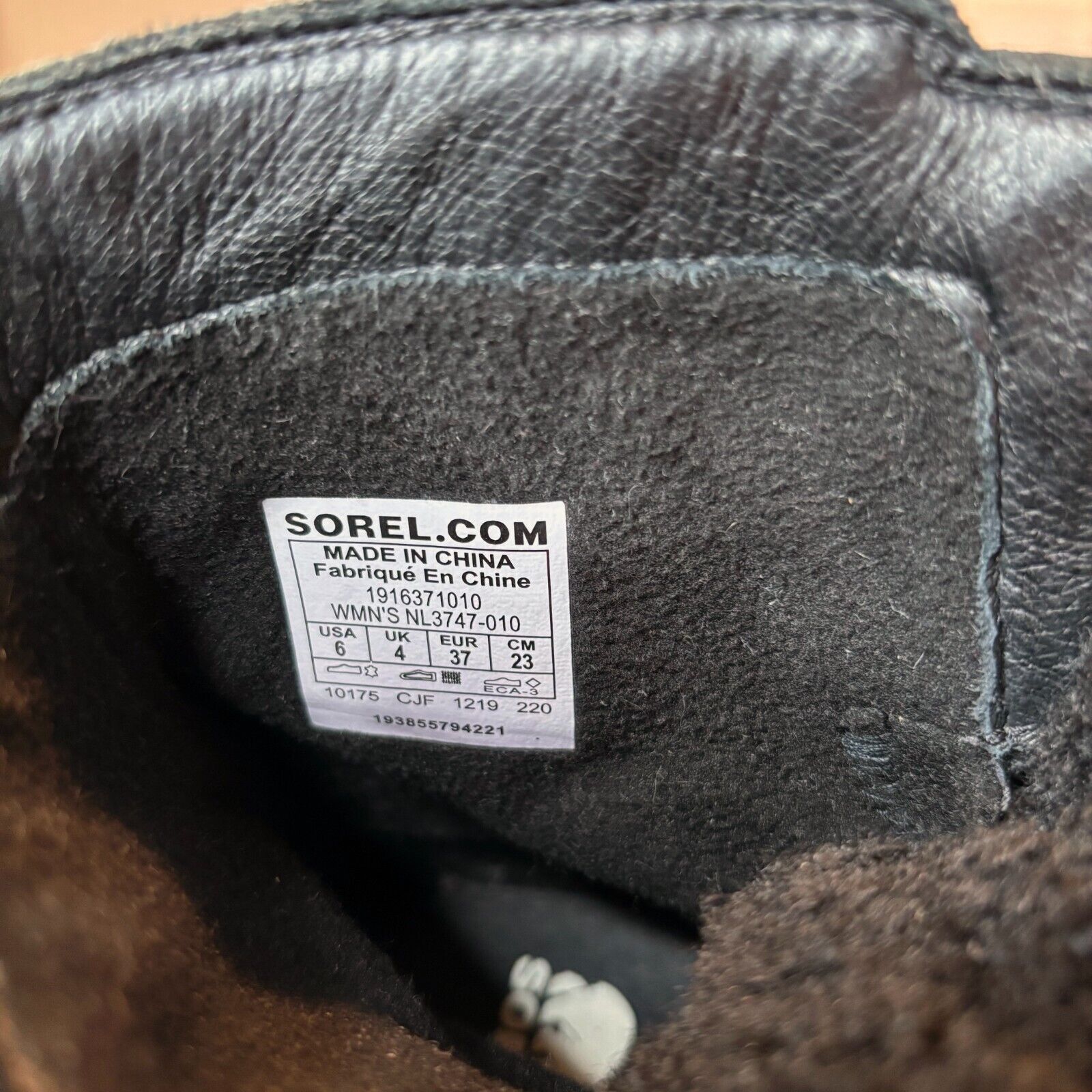 SOREL Sorel Women's Joan of Arctic Black Leather Boots US Size 6 Size US 6 / IT 36 - 10 Thumbnail