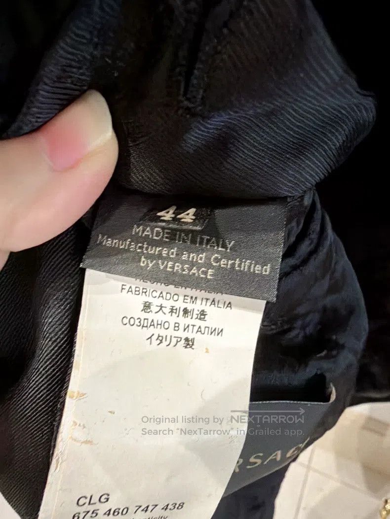 Versace Versace Men's leather jacket Size US S / EU 44-46 / 1 - 4 Thumbnail