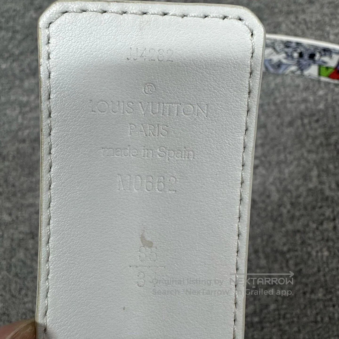 Louis Vuitton louis vuitton limited edition graffiti leather belt. Size ONE SIZE - 6 Thumbnail