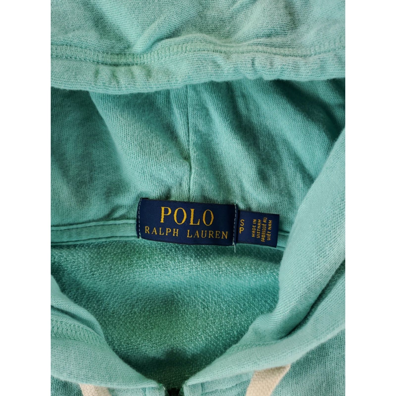 Polo Ralph Lauren Polo Ralph Lauren Hoodie Full Zip Jacket Lightweight Green Blue Mens S Big Pony Size US S / EU 44-46 / 1 - 3 Thumbnail