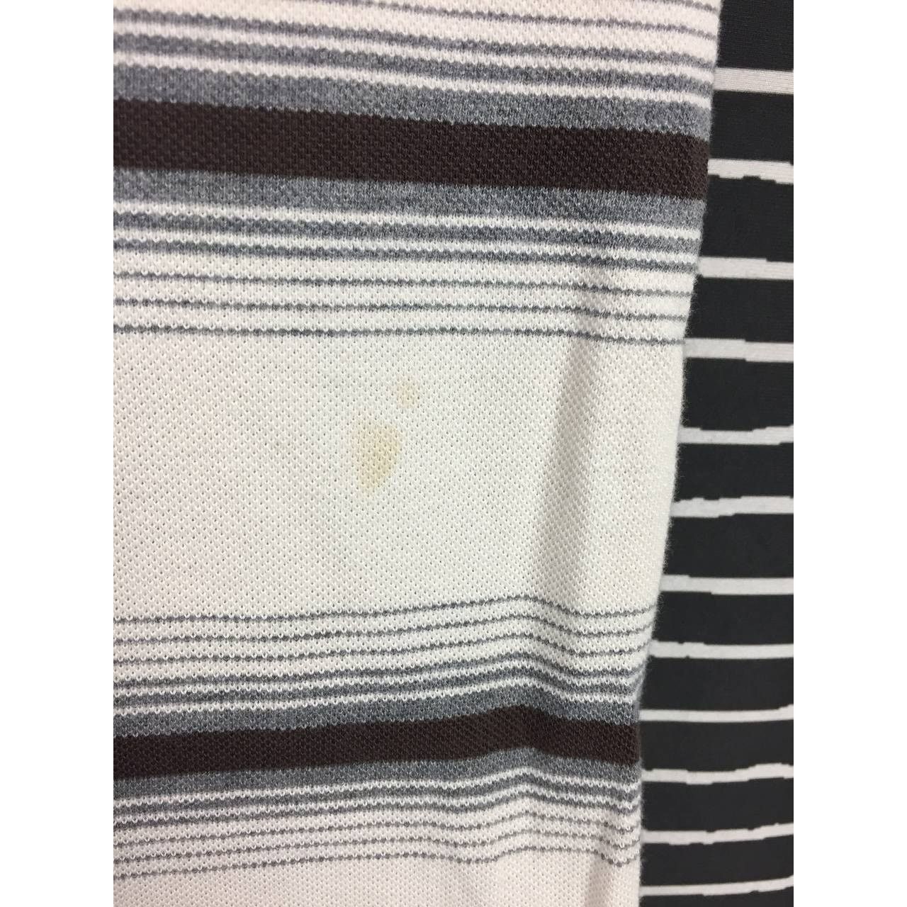 Lacoste × Vintage Vtg Lacoste Small Logo Striped Longsleeve Polo Tee Size US L / EU 52-54 / 3 - 7 Thumbnail