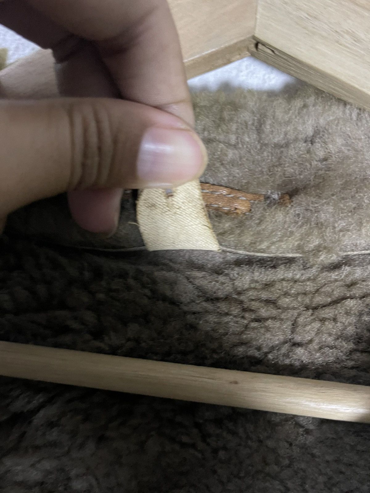 Vintage Vintage Brown Suede Genuine Sheepskin Shearling Rancher Coat Size US L / EU 52-54 / 3 - 13 Thumbnail