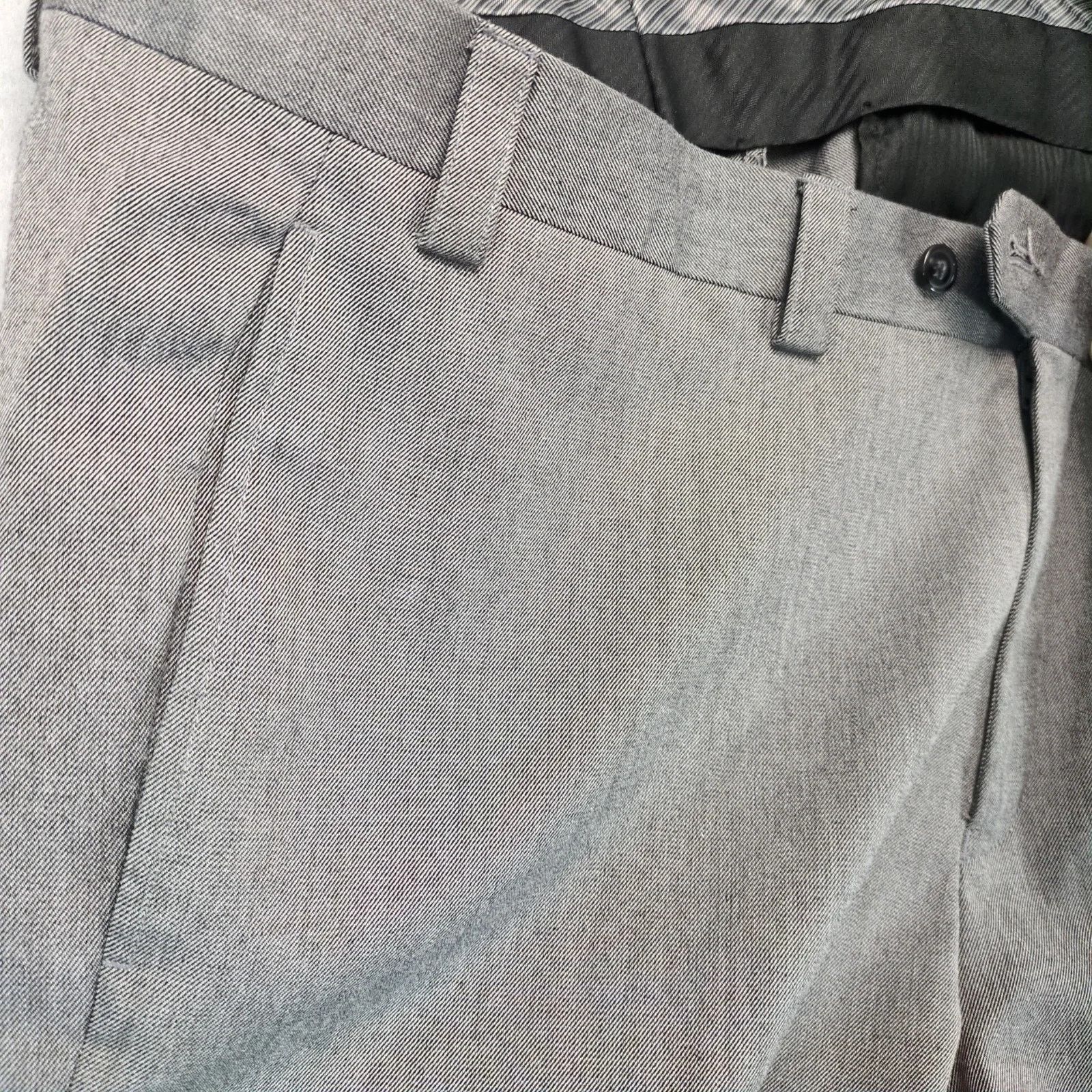 Ralph Lauren Ralph Lauren Gray Dress Pants Men's 38x30 Slacks Flat Front Size 38R - 10 Thumbnail