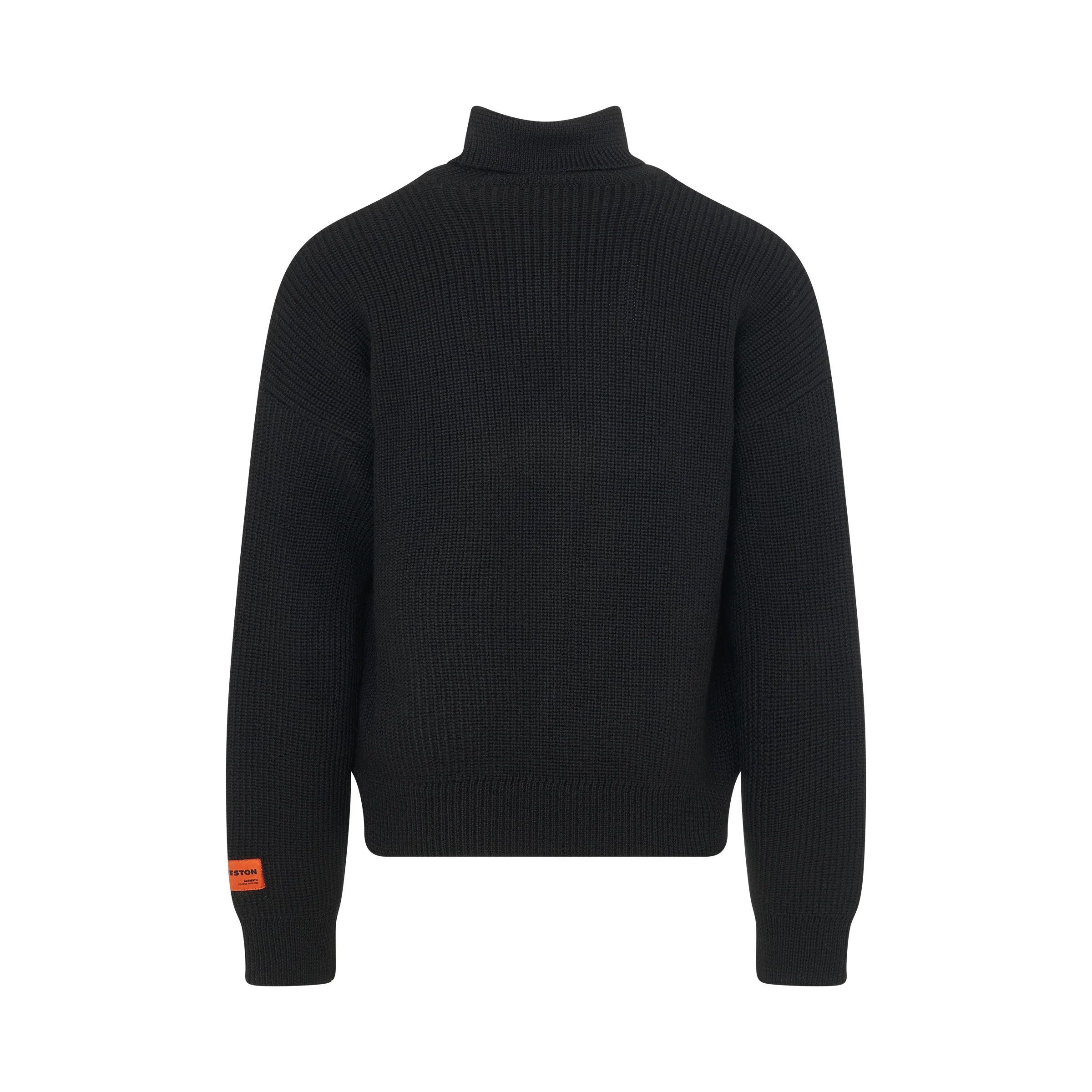Heron Preston o1mris0824 Knit Rollneck in Black Size US M / EU 48-50 / 2 - 4 Thumbnail