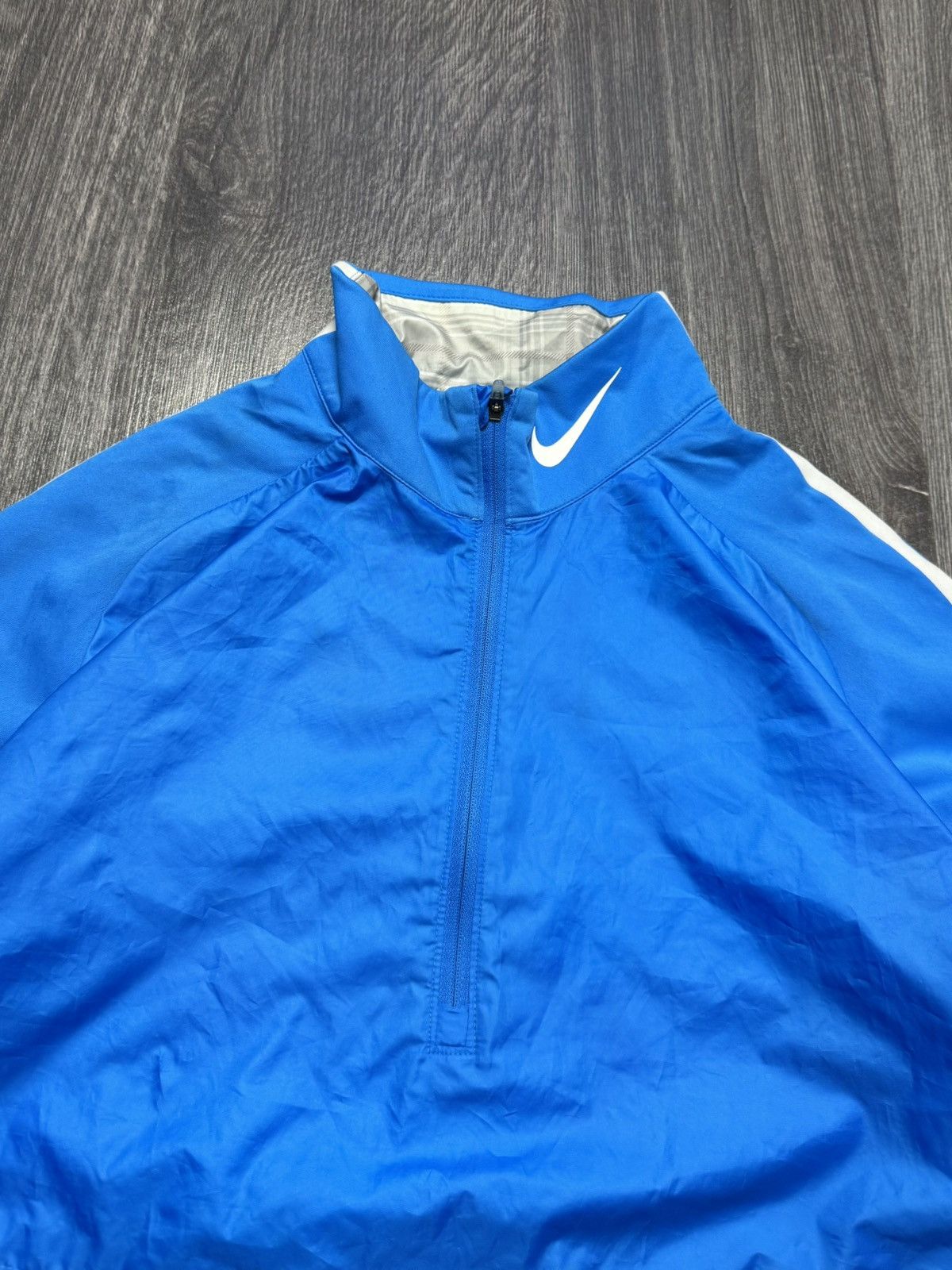 Nike × Vintage Vintage Nike Anorak White Jacket 1/4 Zip Size US M / EU 48-50 / 2 - 3 Thumbnail