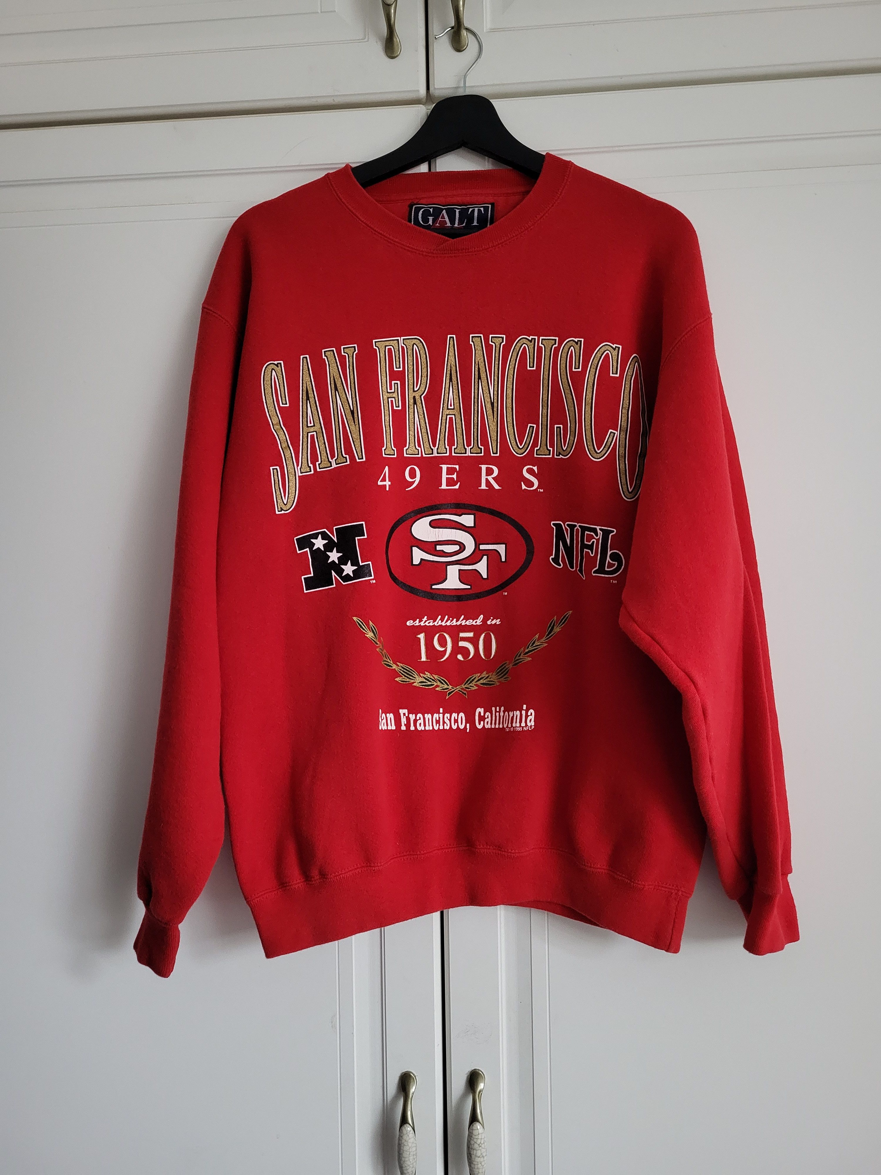 NFL San Francisco 49ers vintage 90s / 1995 sweetshirt M Size US M / EU 48-50 / 2 - 1 Thumbnail