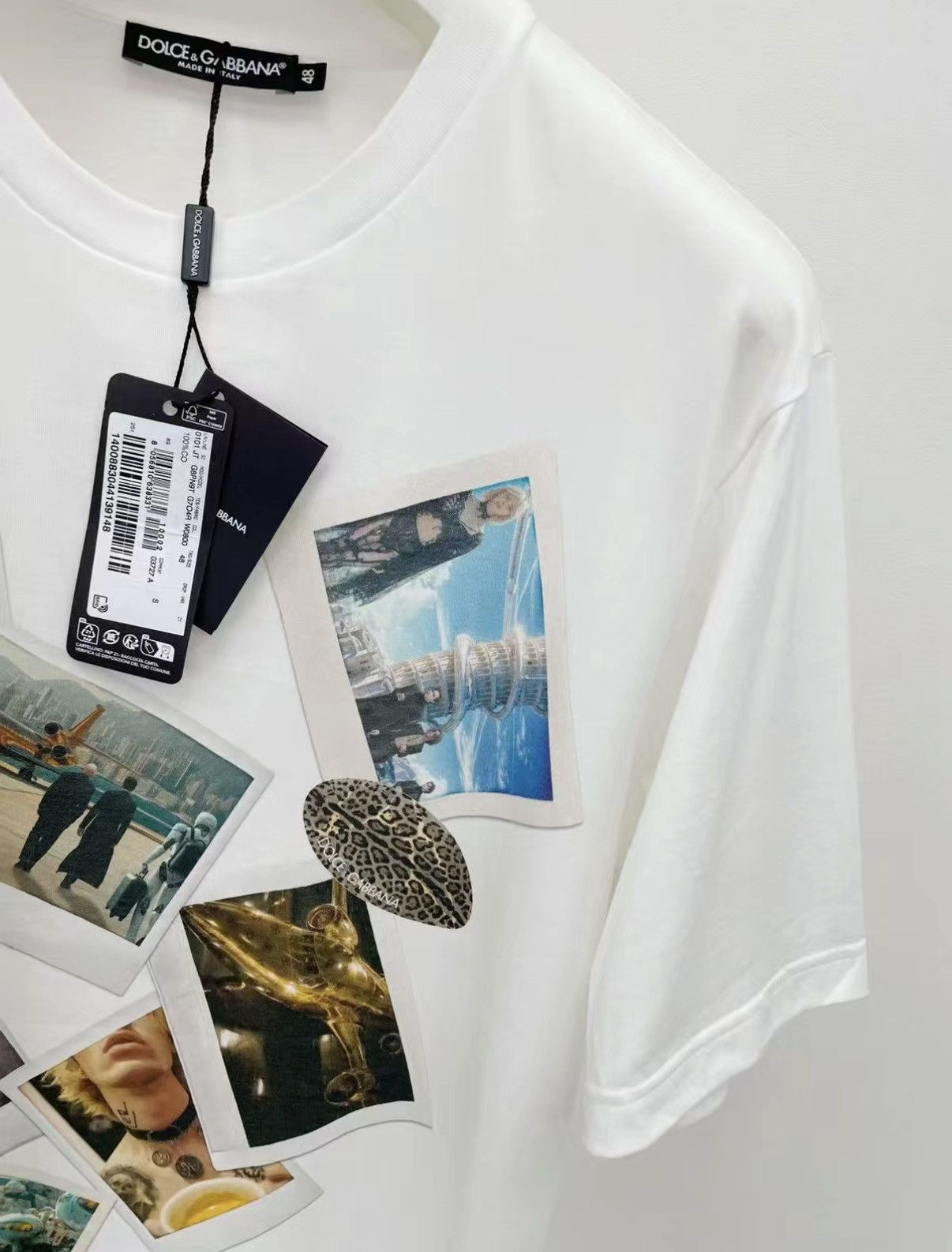 Dolce & Gabbana Dolce & Gabbana 100% Cotton Short Sleeve T-shirt J30 Size US S / EU 44-46 / 1 - 3 Thumbnail