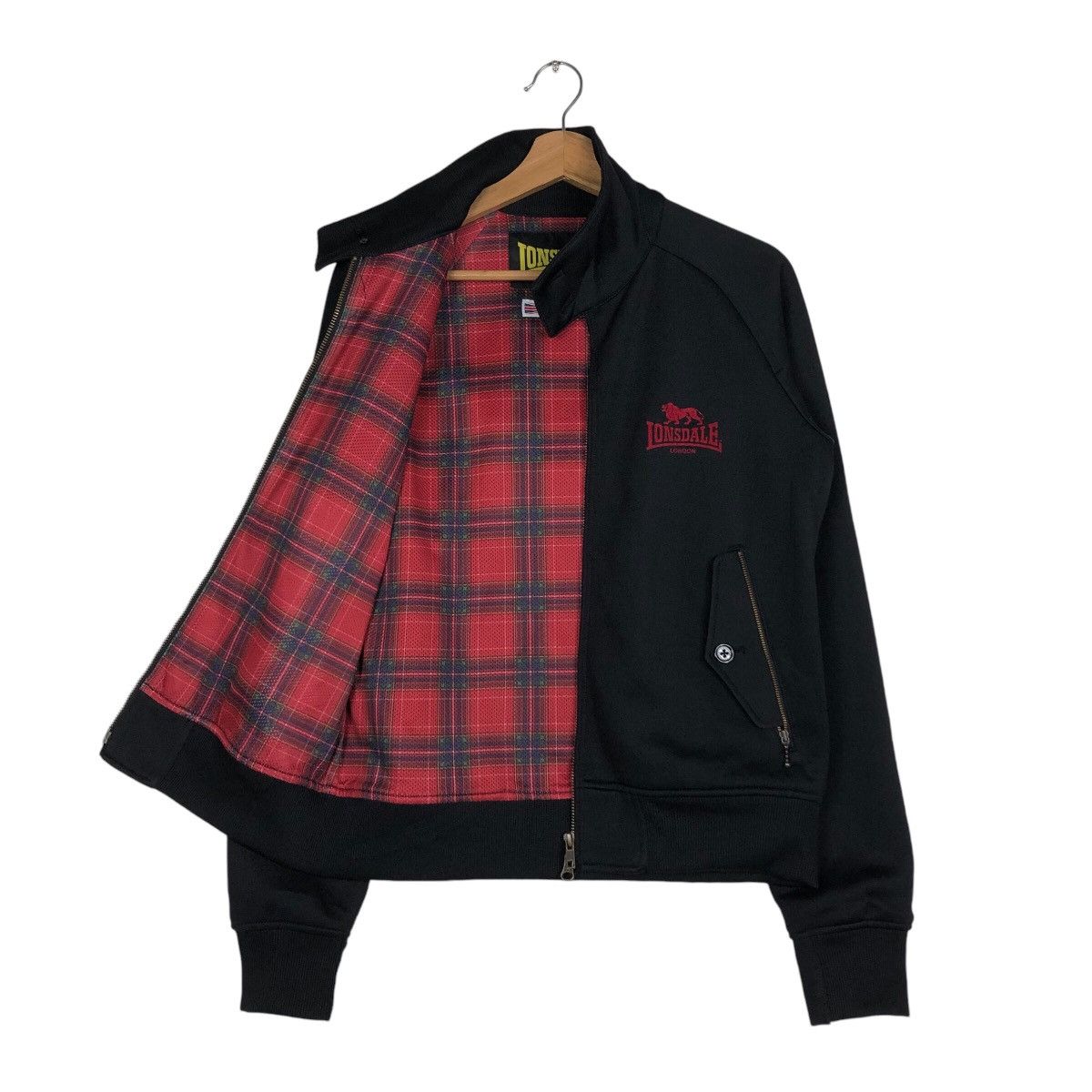 Japanese Brand 📌Vintage Bomber Jacket Biker Lonsdale London Big Logo Size US M / EU 48-50 / 2 - 12 Thumbnail