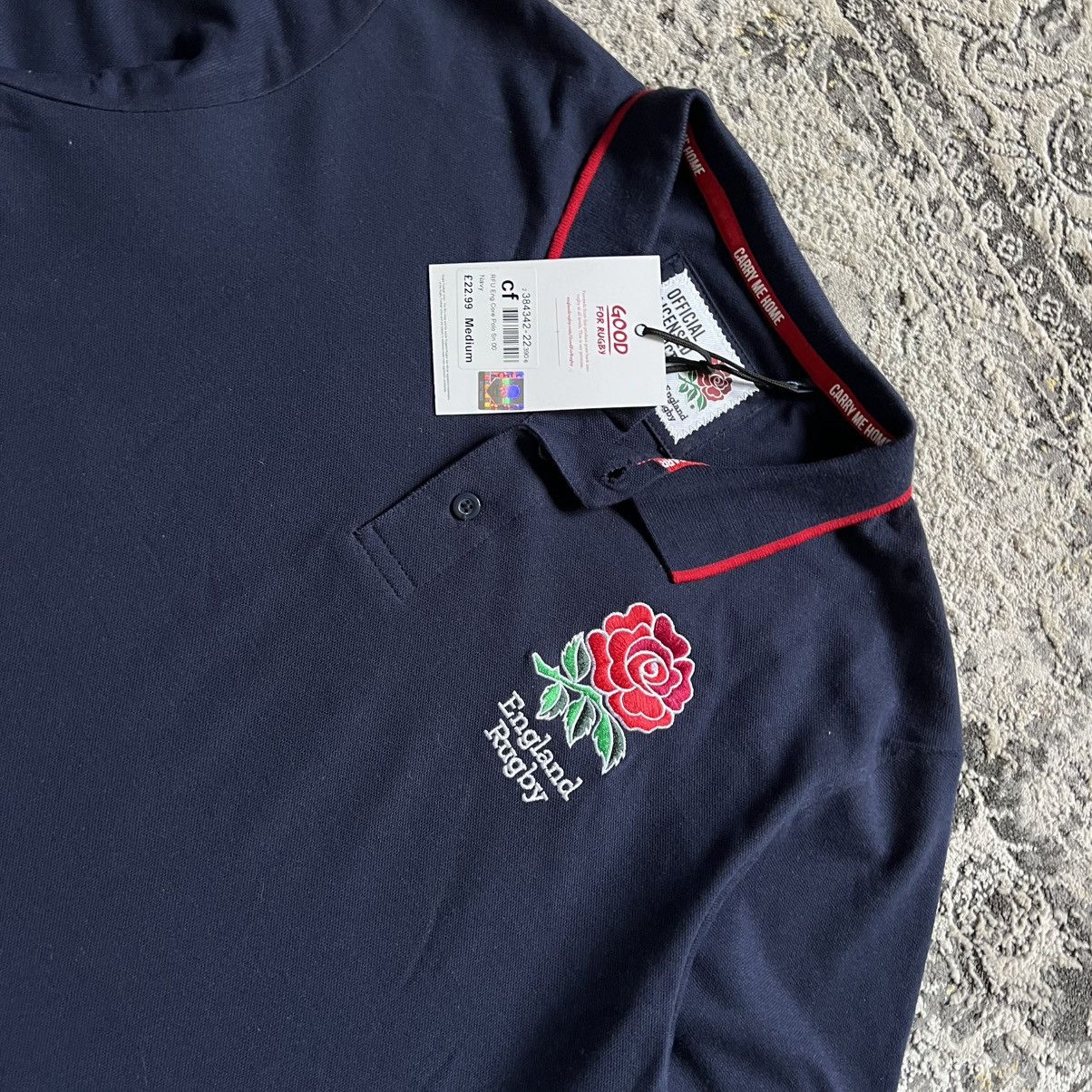 Vintage Men's England rugby polo jersey new with tags no used size M Size US M / EU 48-50 / 2 - 1 Thumbnail