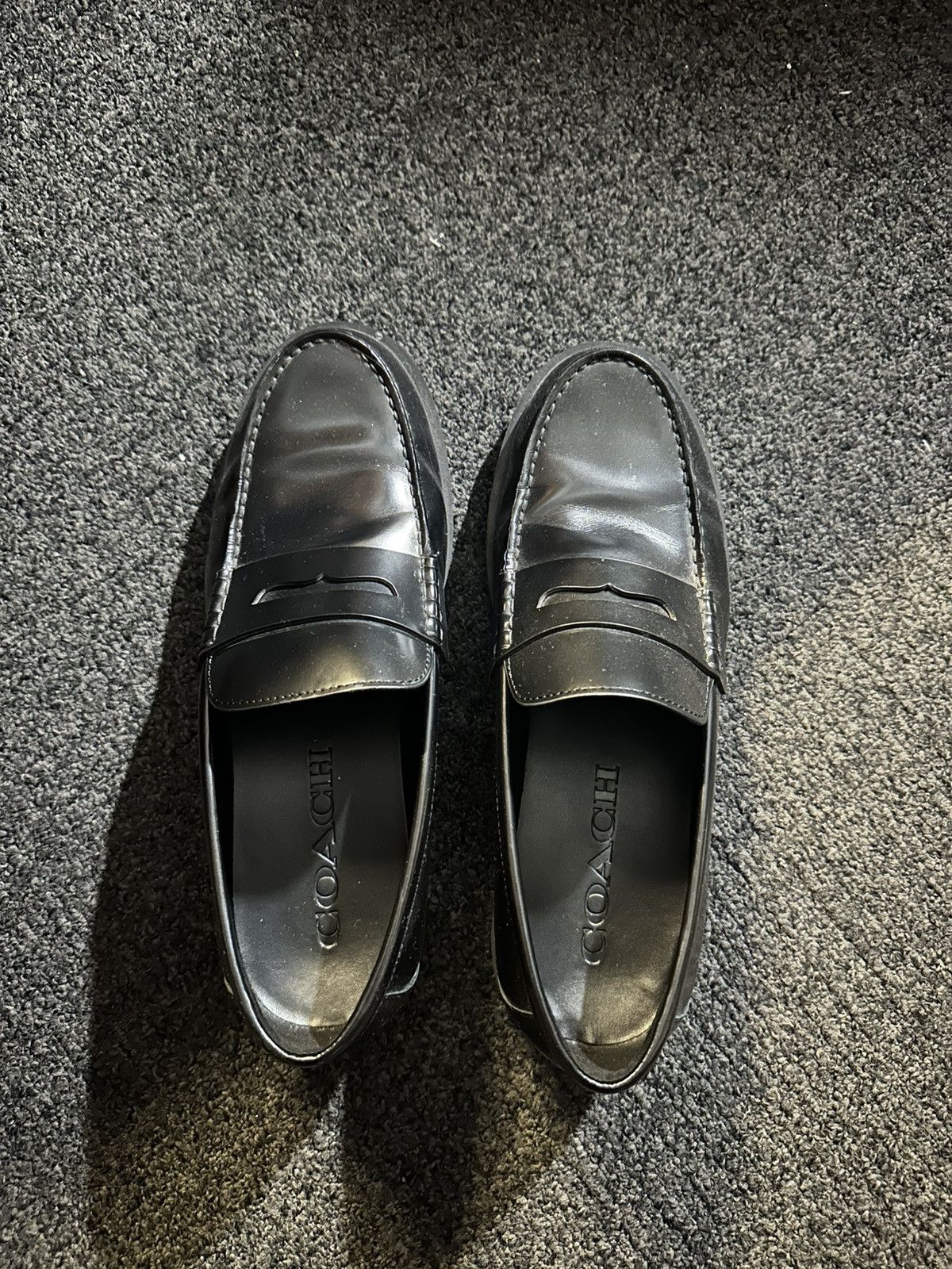 Coach Vintage Black Coach Loafers Size US 11 / EU 44 - 1 Thumbnail