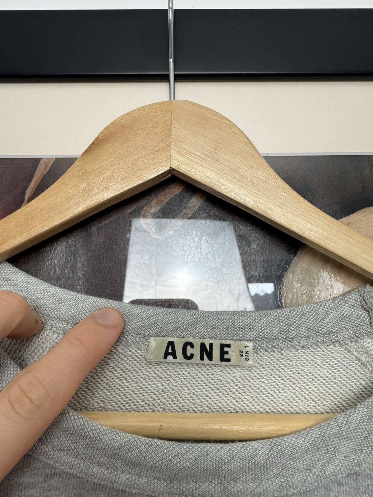 Acne Studios Acne Studios SS13 Collage Detroit sweatshirt city surf grey Size US L / EU 52-54 / 3 - 5 Thumbnail