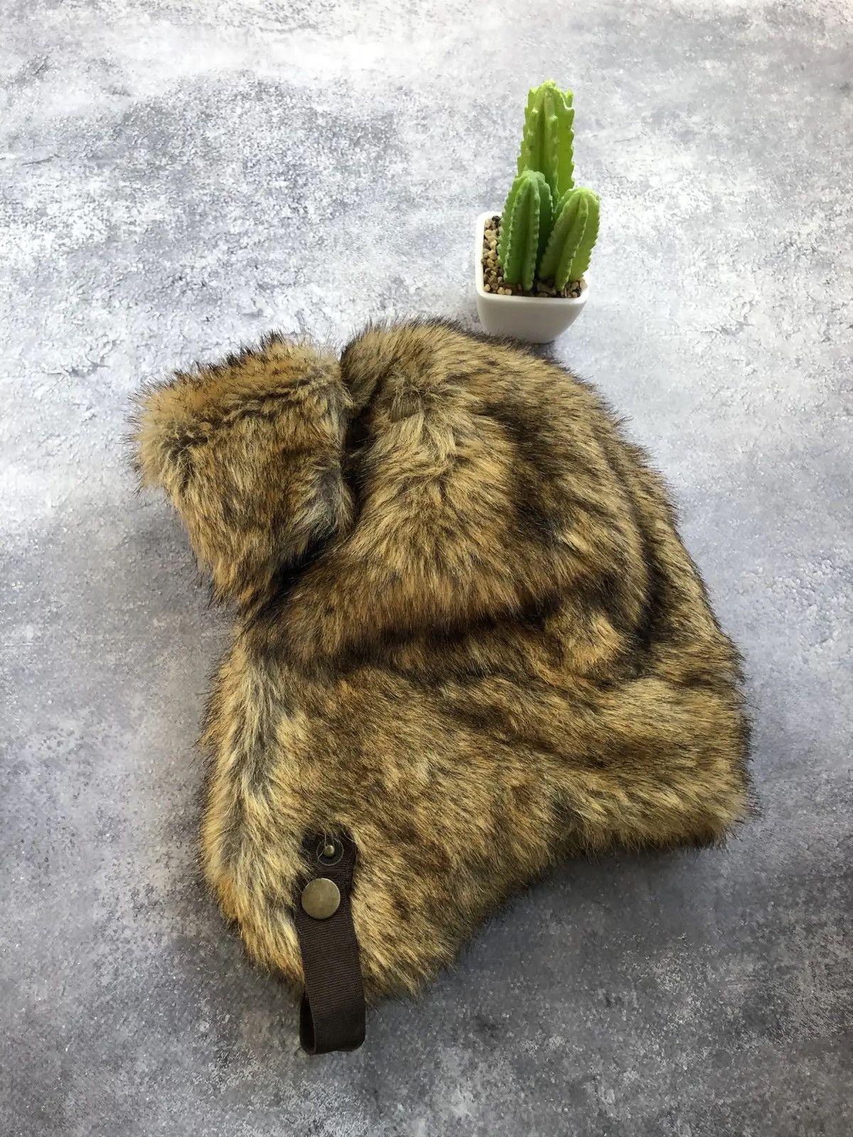 Japanese Brand USHANKA Vintage Streetwear Japans Style Full Mohair Y2k Hype Size ONE SIZE - 1 Thumbnail