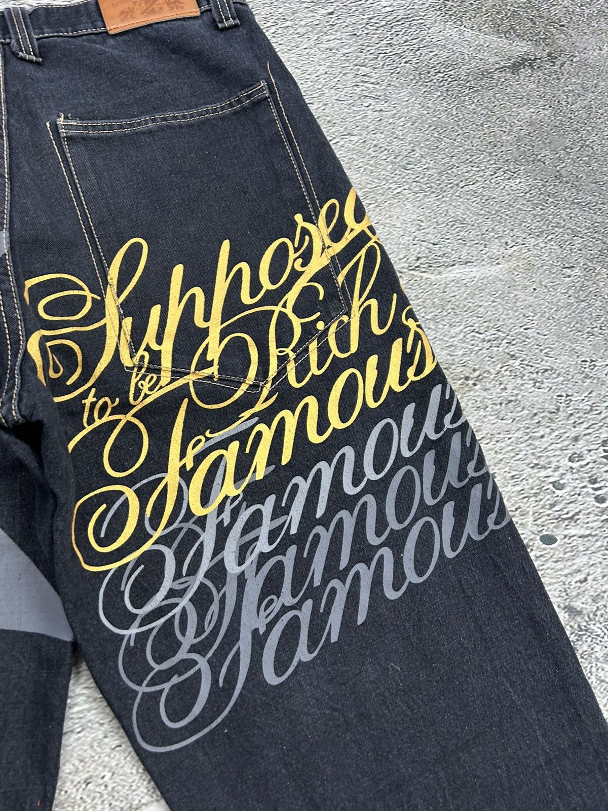 Japanese Brand × Vintage Townz Clothing Baggy Jeans Japanese Brand Vintage Size US 34 / EU 50 - 2 Thumbnail