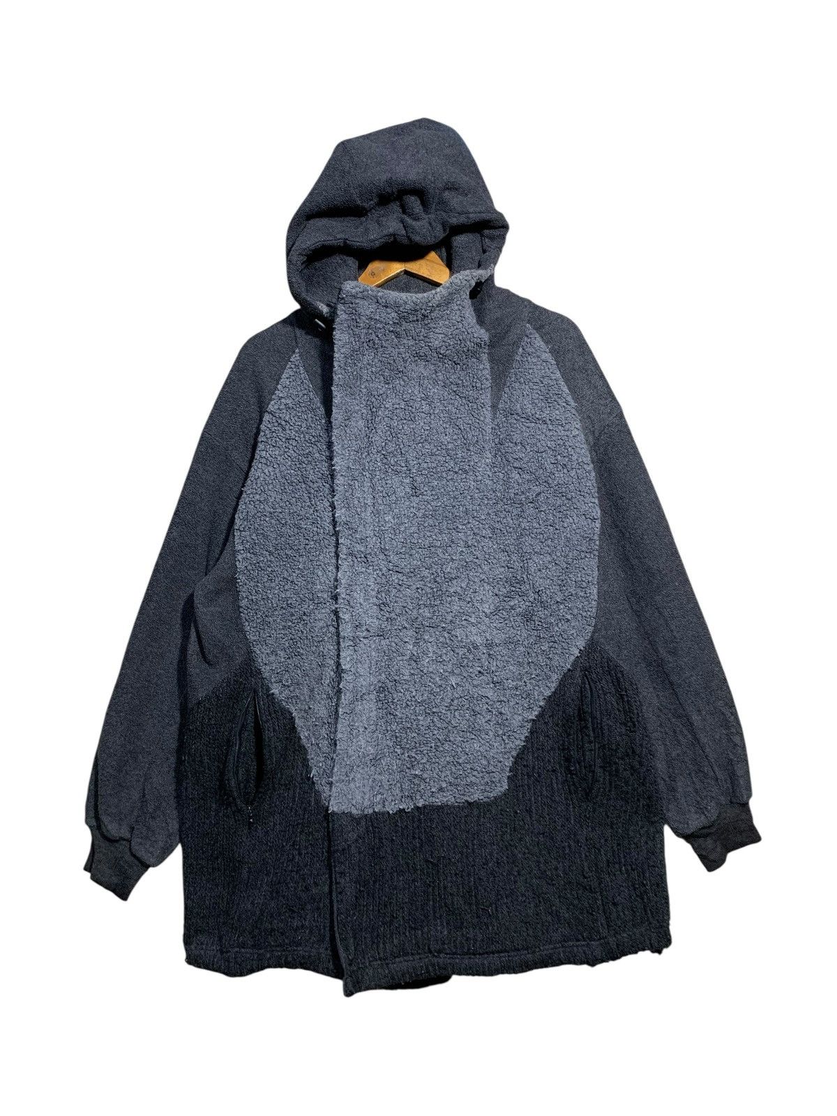 gomme 🔥GOMME HOMME ASYMETRICAL HOODIE JACKET Size US M / EU 48-50 / 2 - 2 Thumbnail