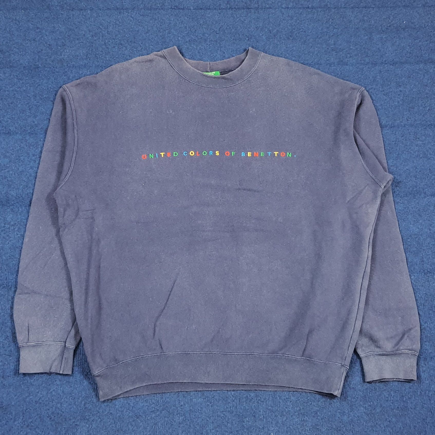 United Colors Of Benetton Vtg United Colors of Benetton Sweatshirt Oversized C291N20 Size US XL / EU 56 / 4 - 1 Thumbnail
