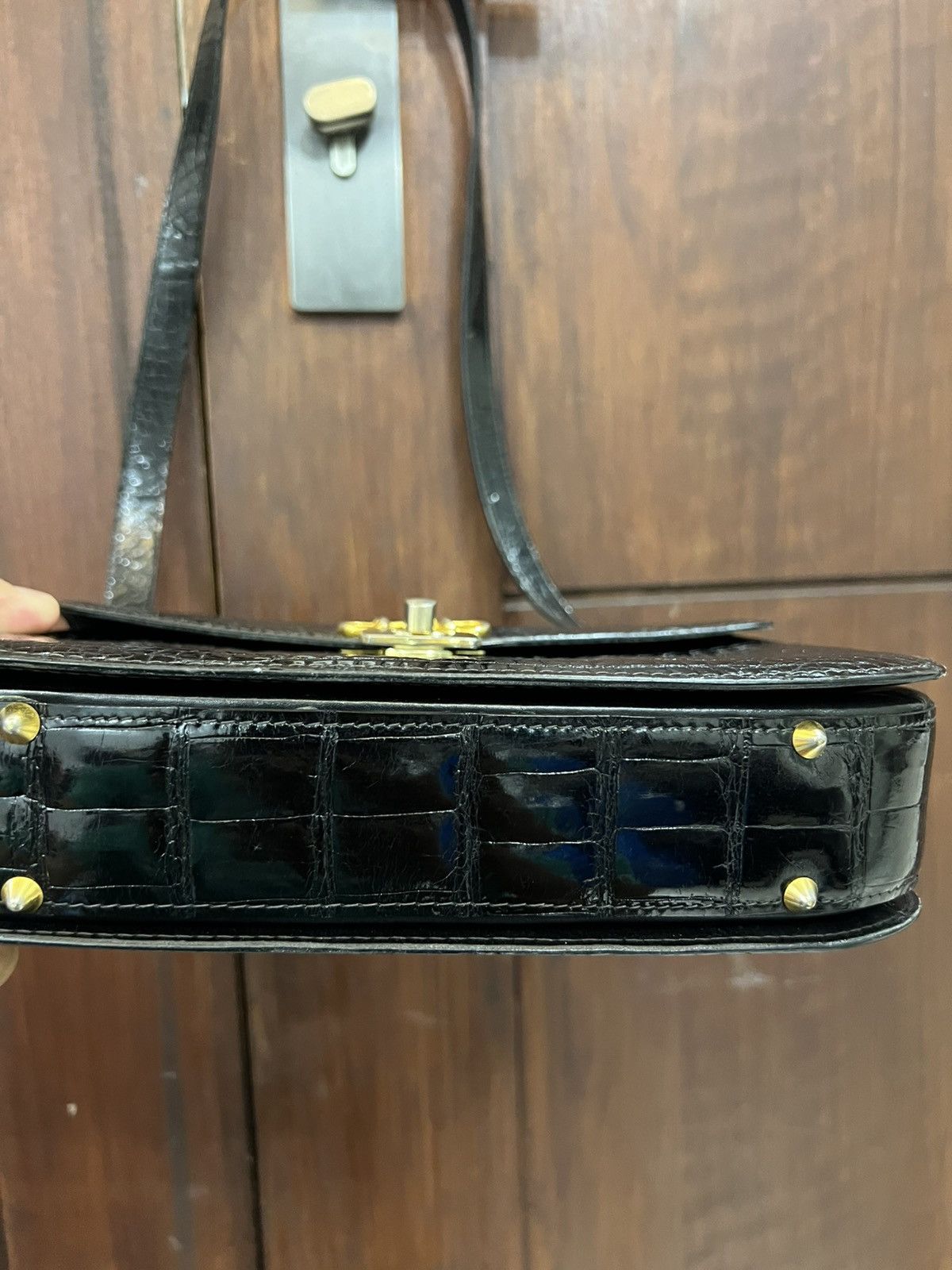 Genuine Leather Zagliani Made in Italy Genuine Leather Shoulder Bag Size ONE SIZE - 5 Thumbnail